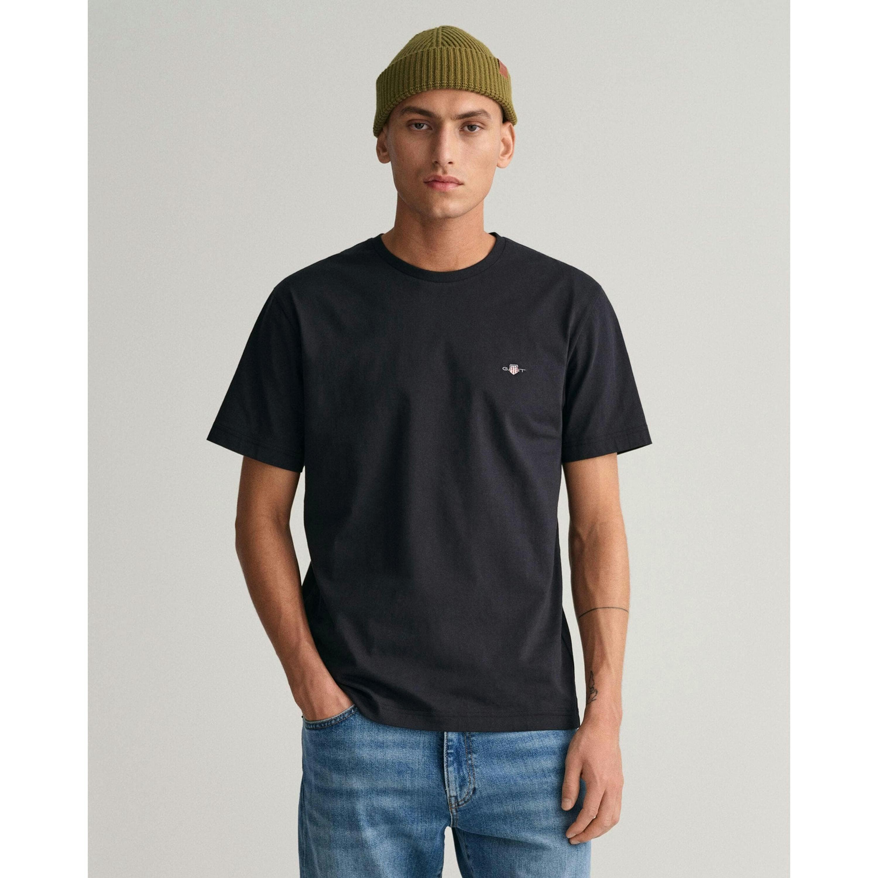GANT T-Shirt  in Black , view 1 of 4