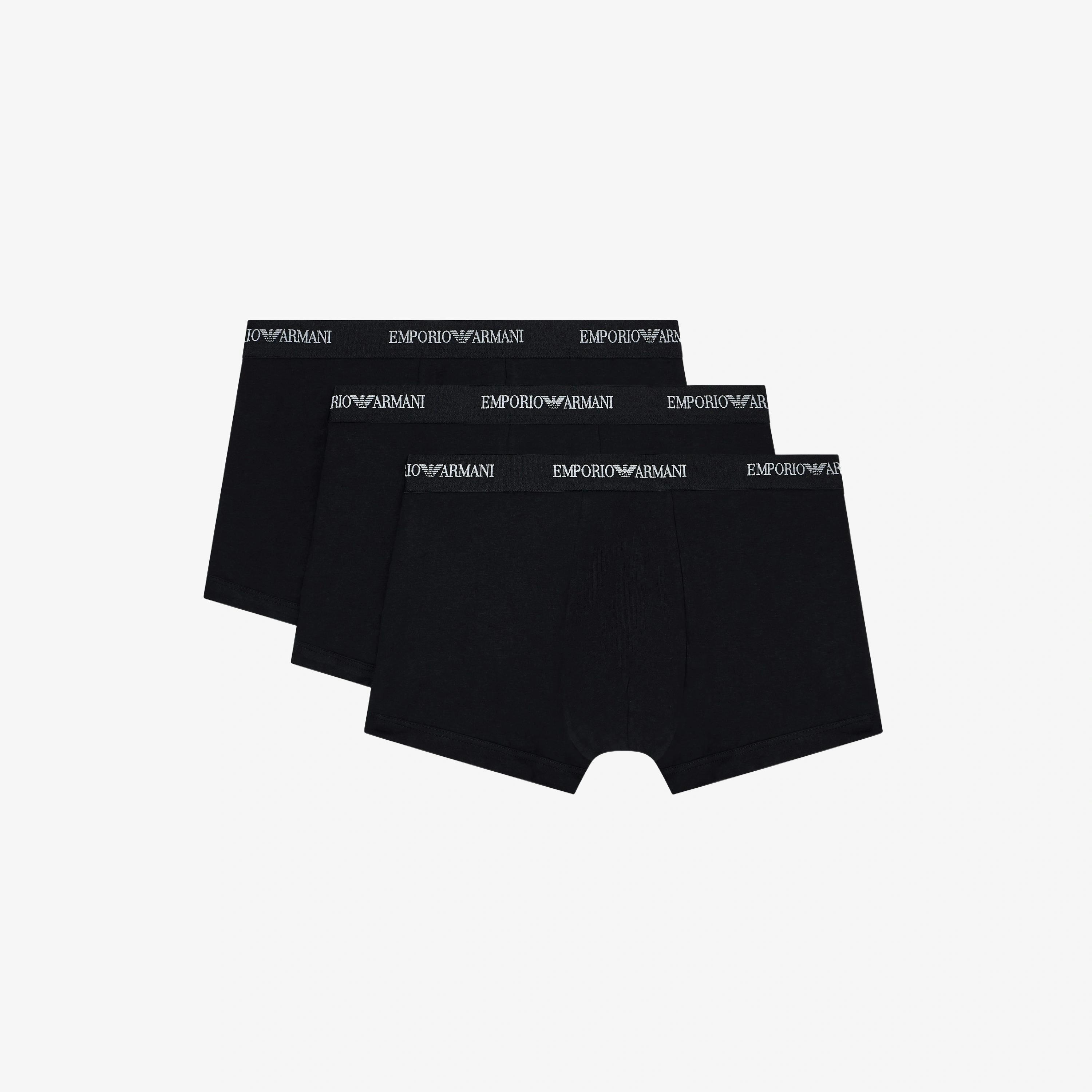 Emporio Armani Logo Waistband Boxers  in Black , view 1 of 2