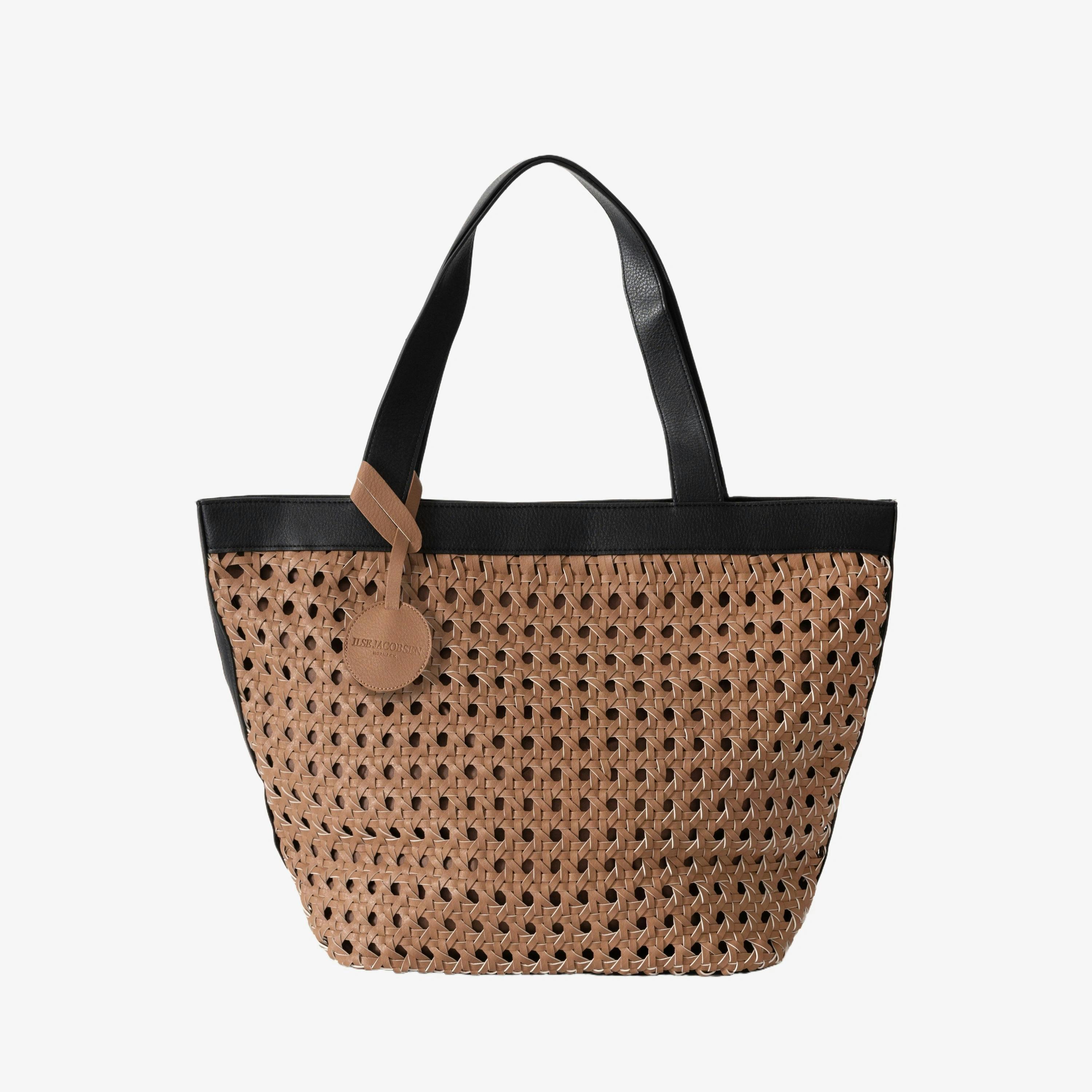 Isle Jacobsen Braided Tote Bag  in Brown , view 1 of 5