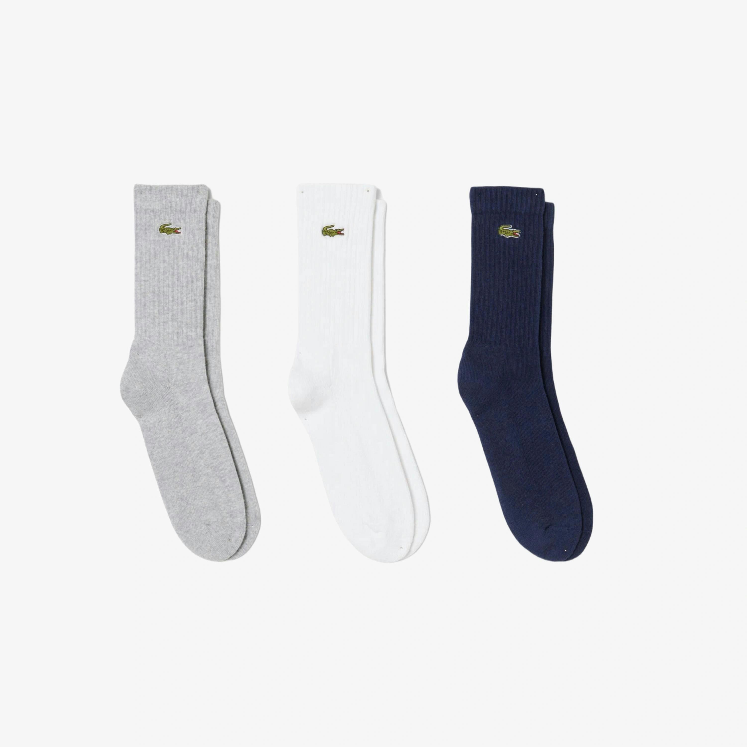 Lacoste Socks  in Silver , view 1 of 3