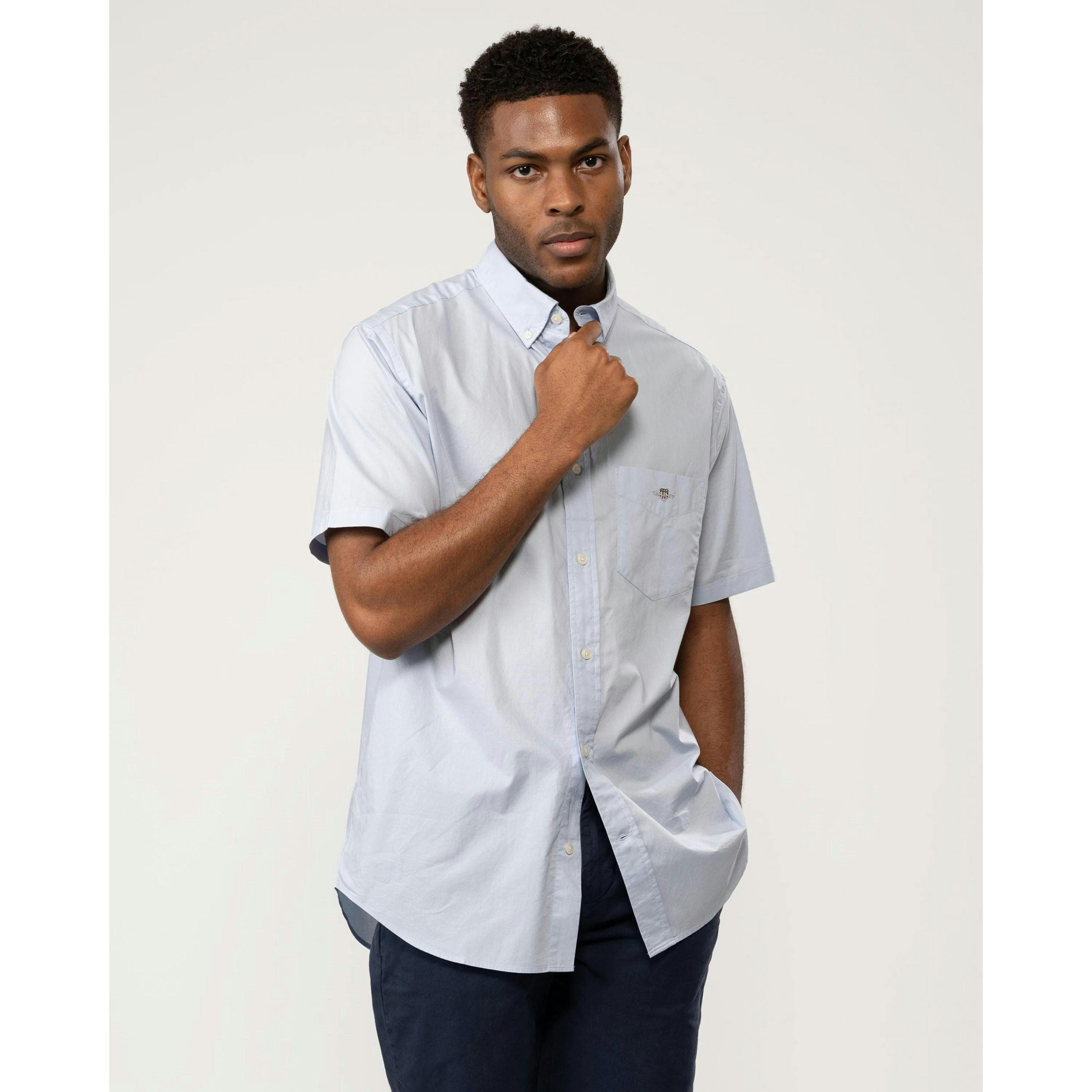 GANT Short Sleeve Shirt  in Blue , view 1 of 5