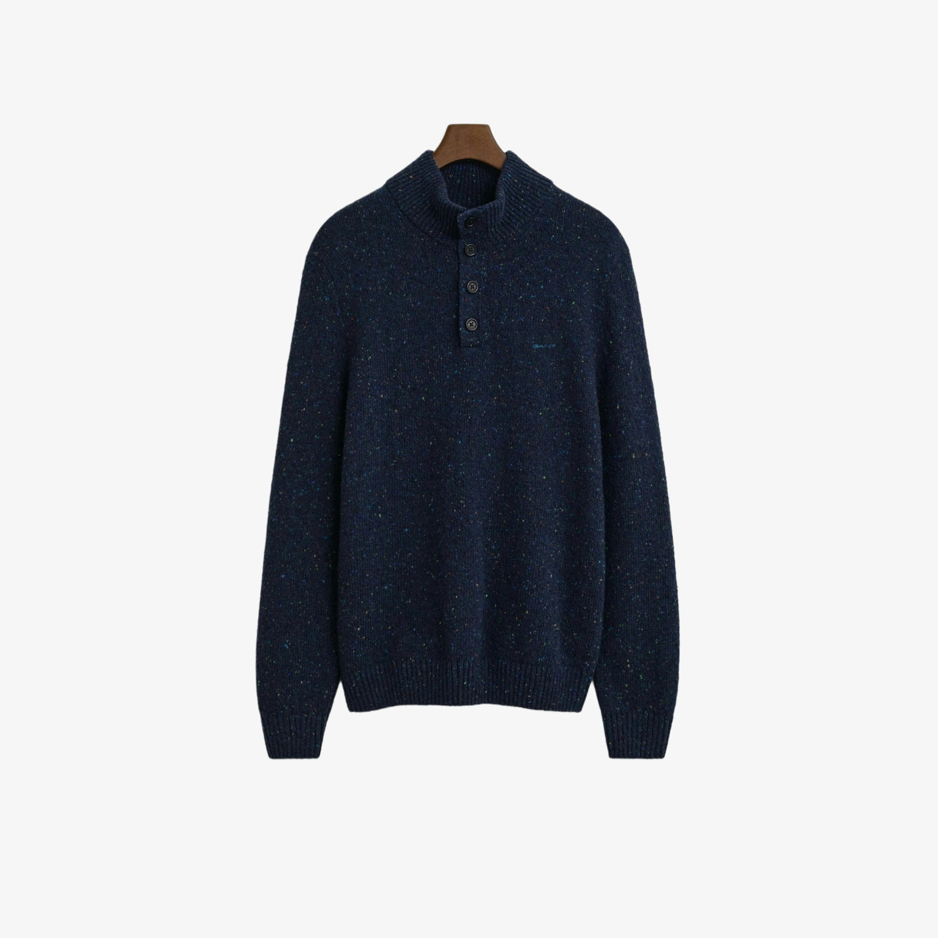 GANT Neps Jumper  in Blue , view 1 of 1