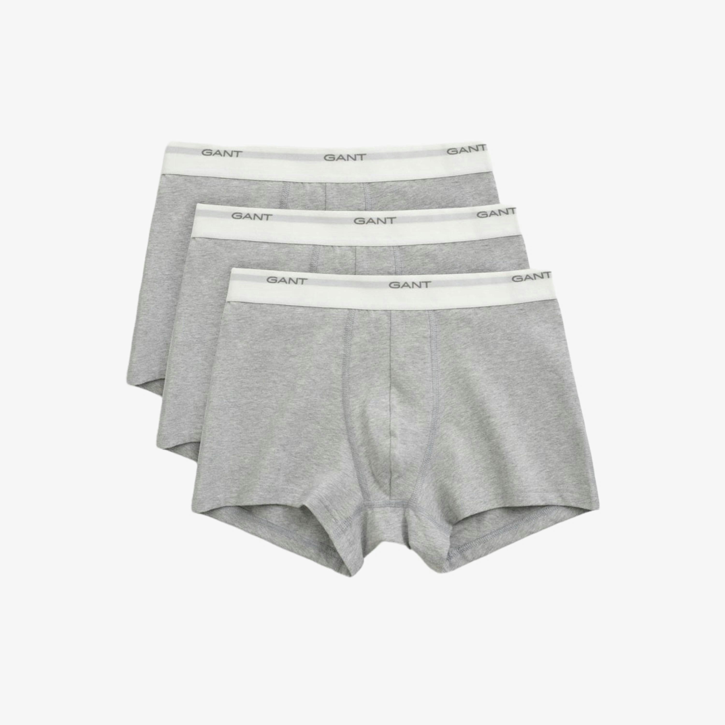GANT Logo Waistband Trunks  in Grey , view 1 of 4