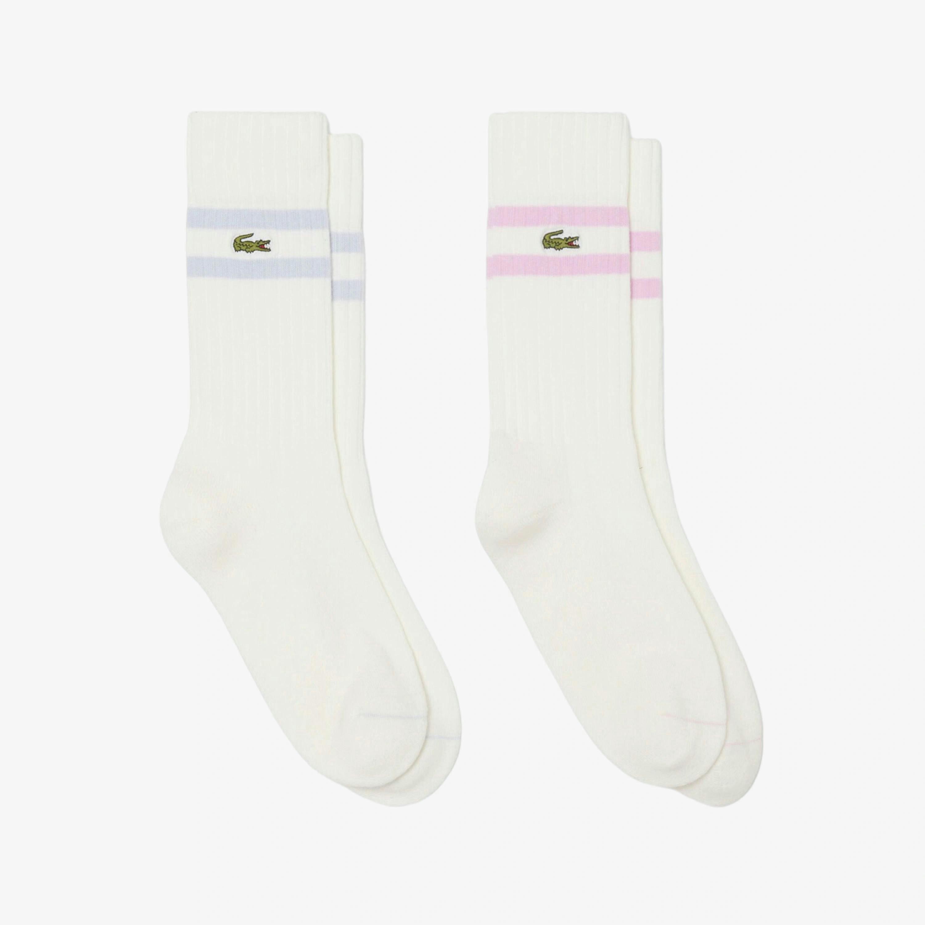 Lacoste Socks  in Ivory , view 1 of 3