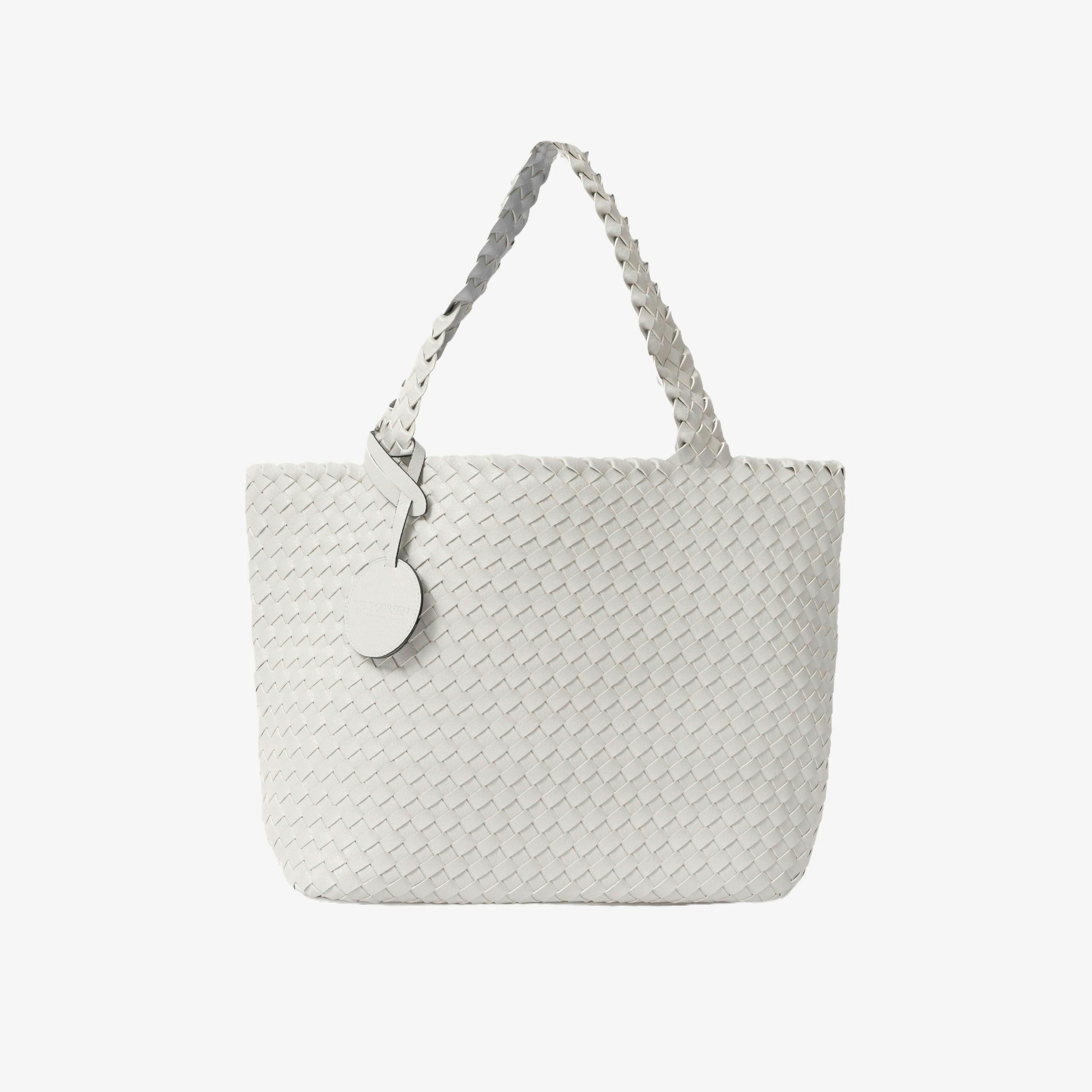 Isle Jacobsen Braided Tote Bag  in Grey , view 1 of 5