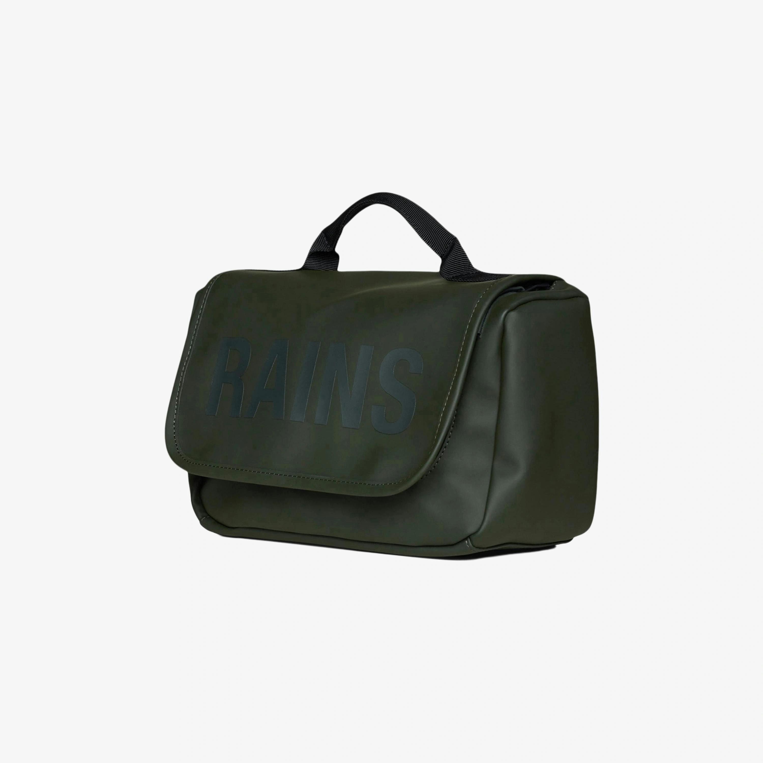 Rains Wash Bag  in Green , view 3 of 5