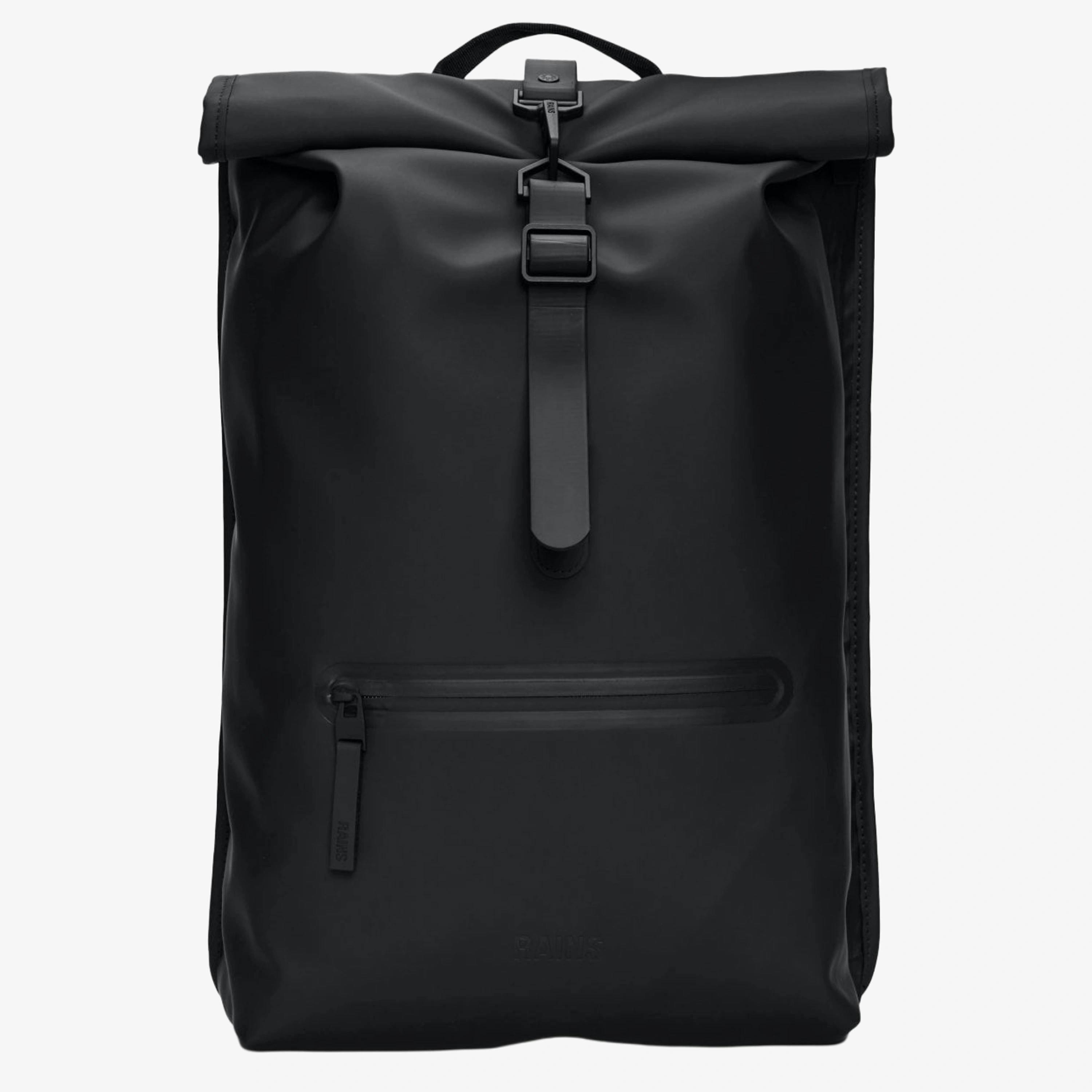 Rains Backpack  in Black , view 1 of 2