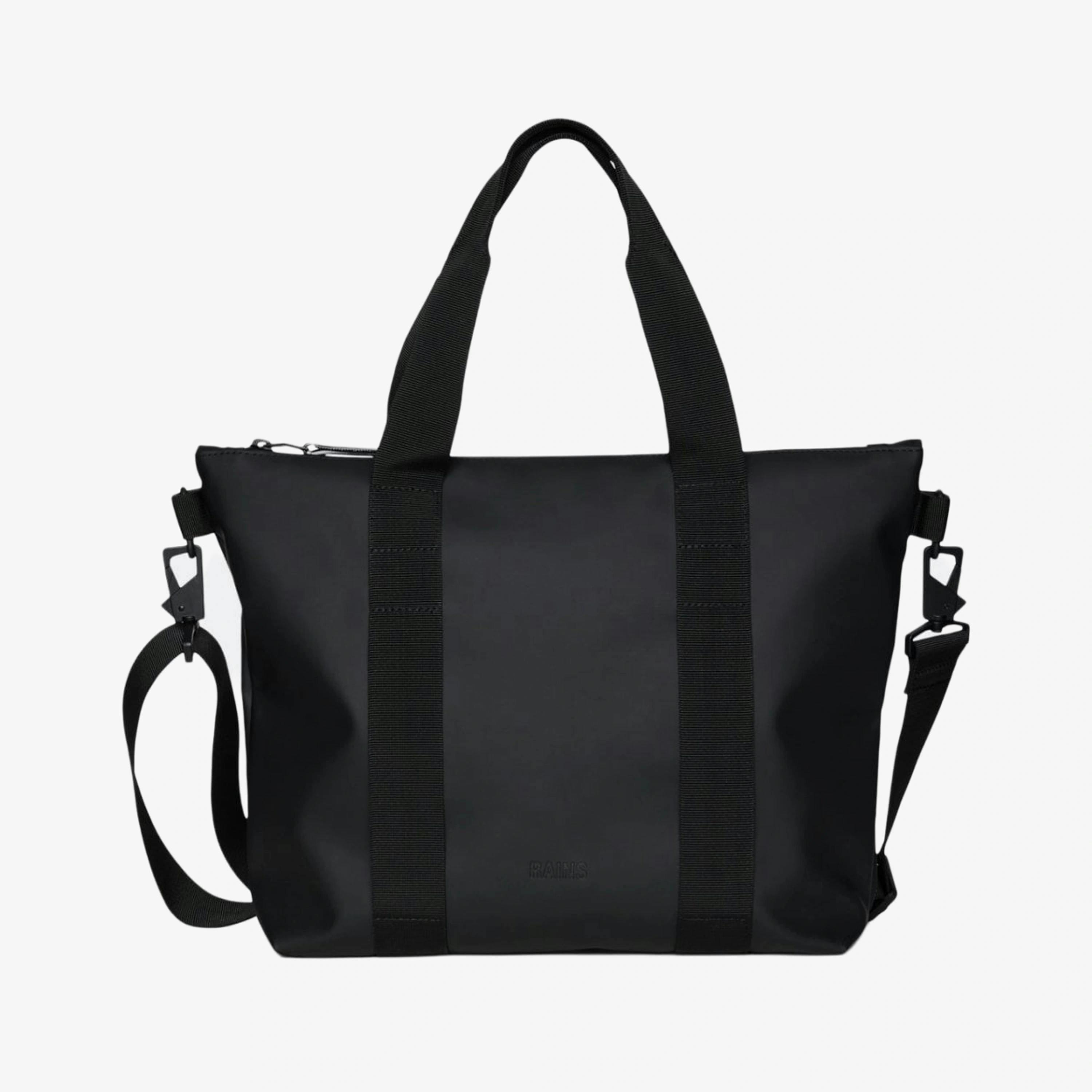 Rains Tote Bag  in Black , view 1 of 2