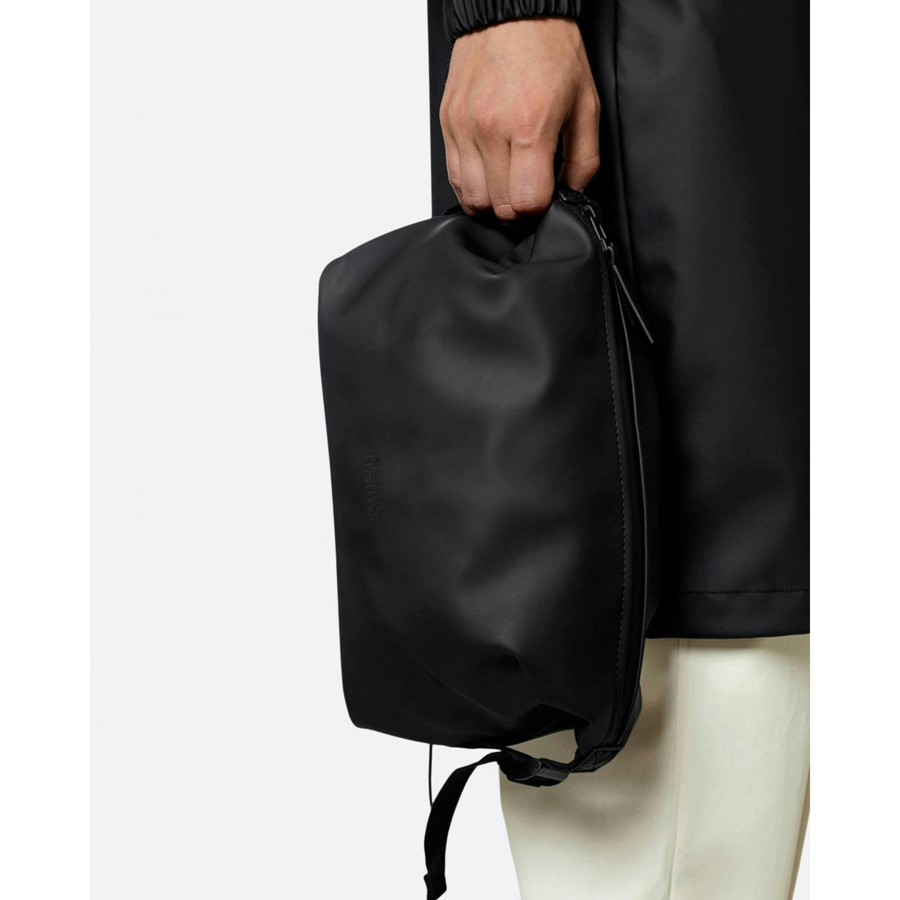 Rains Wash Bag  in Black , view 4 of 5