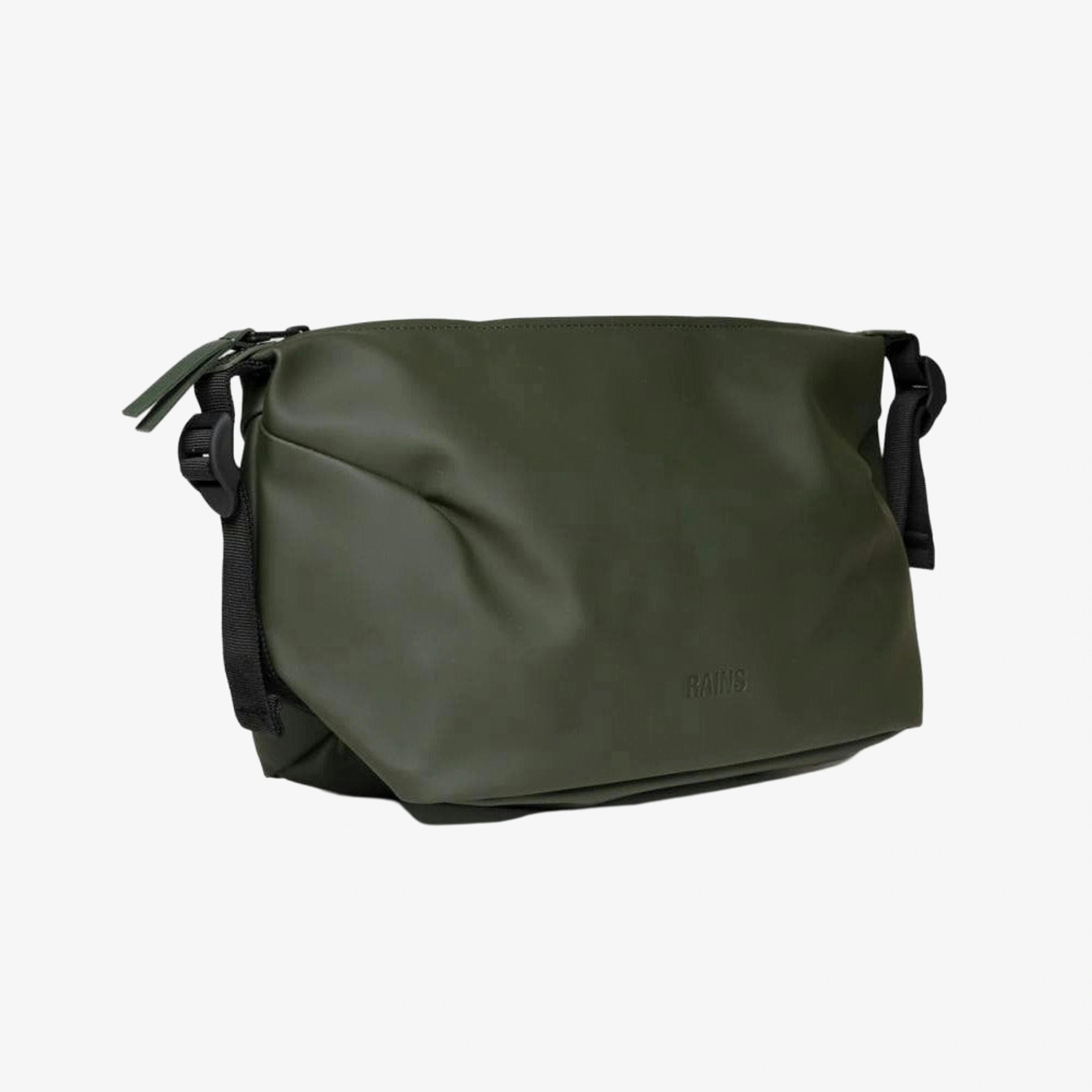 Rains Wash Bag  in Green , view 2 of 5