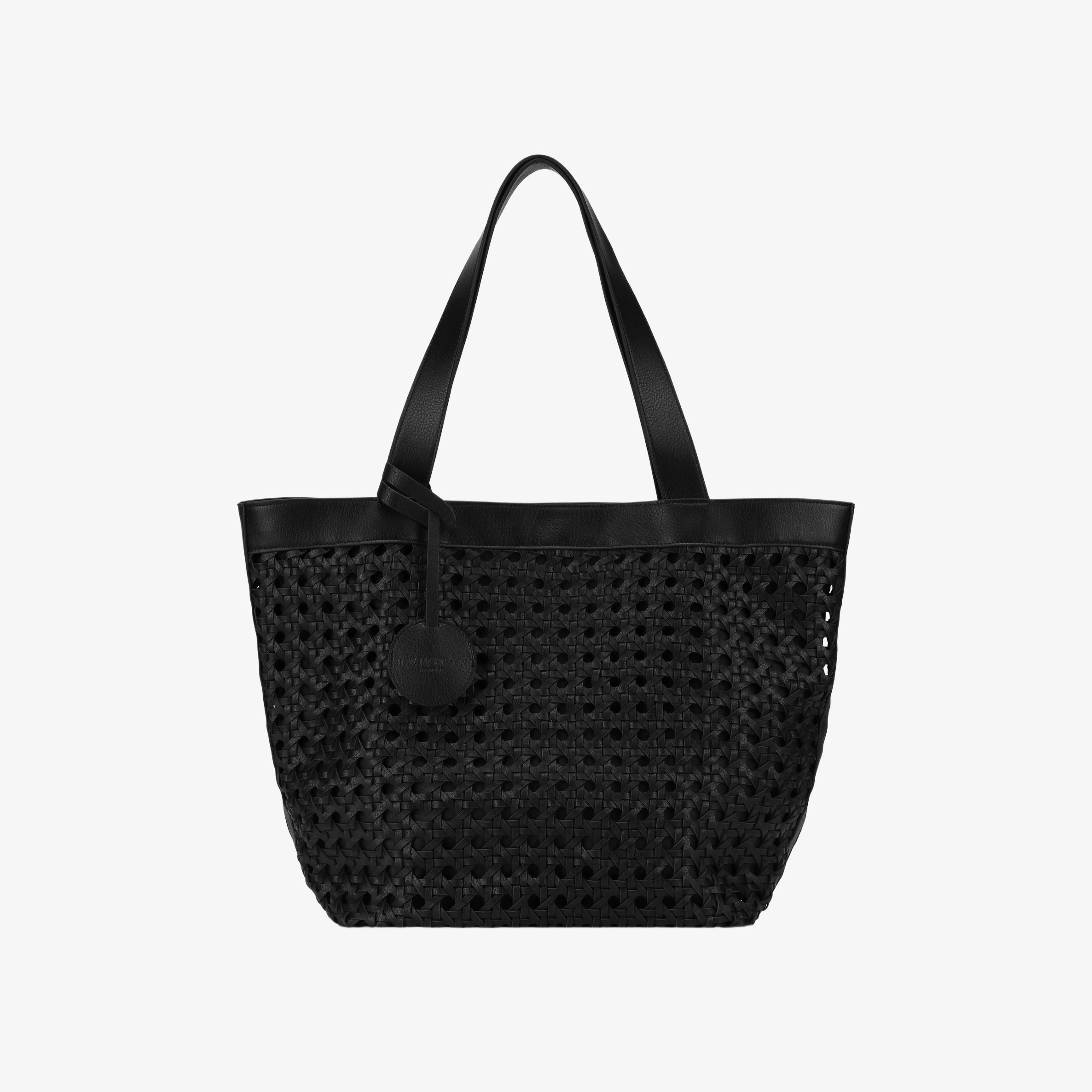 Ilse Jacobsen Braided Tote Bag in Black , view 1 of 4