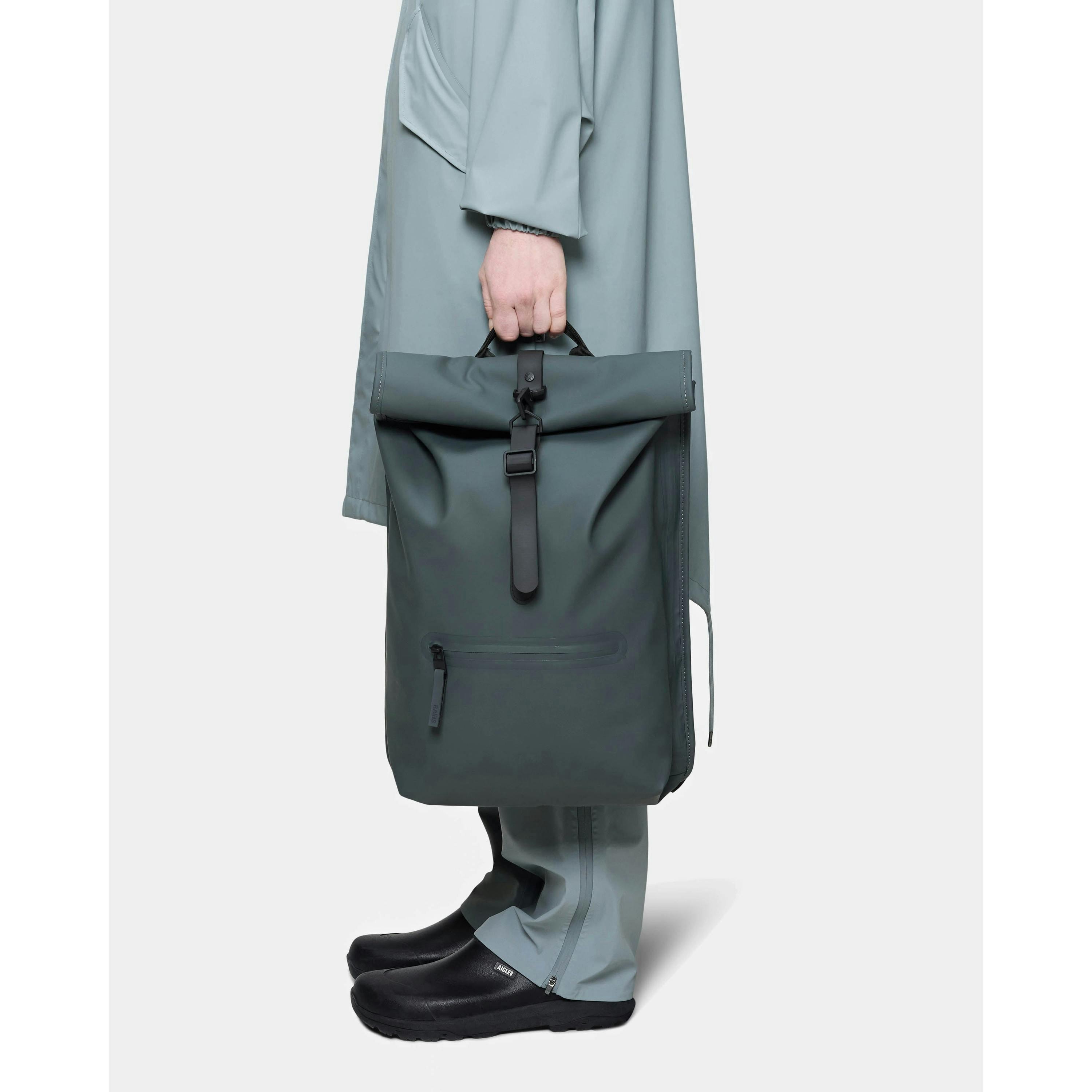 Rains Backpack in Grey | Clarks UK