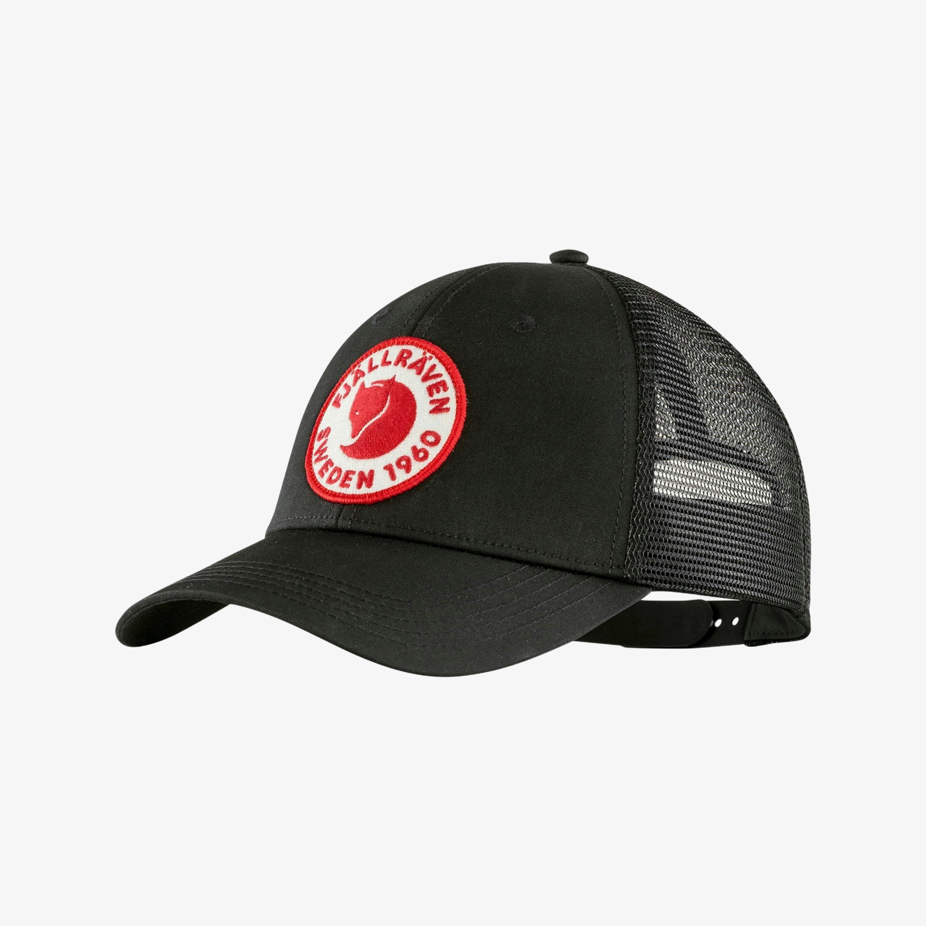 Fjallraven Logo Caps  in Black , view 1 of 1