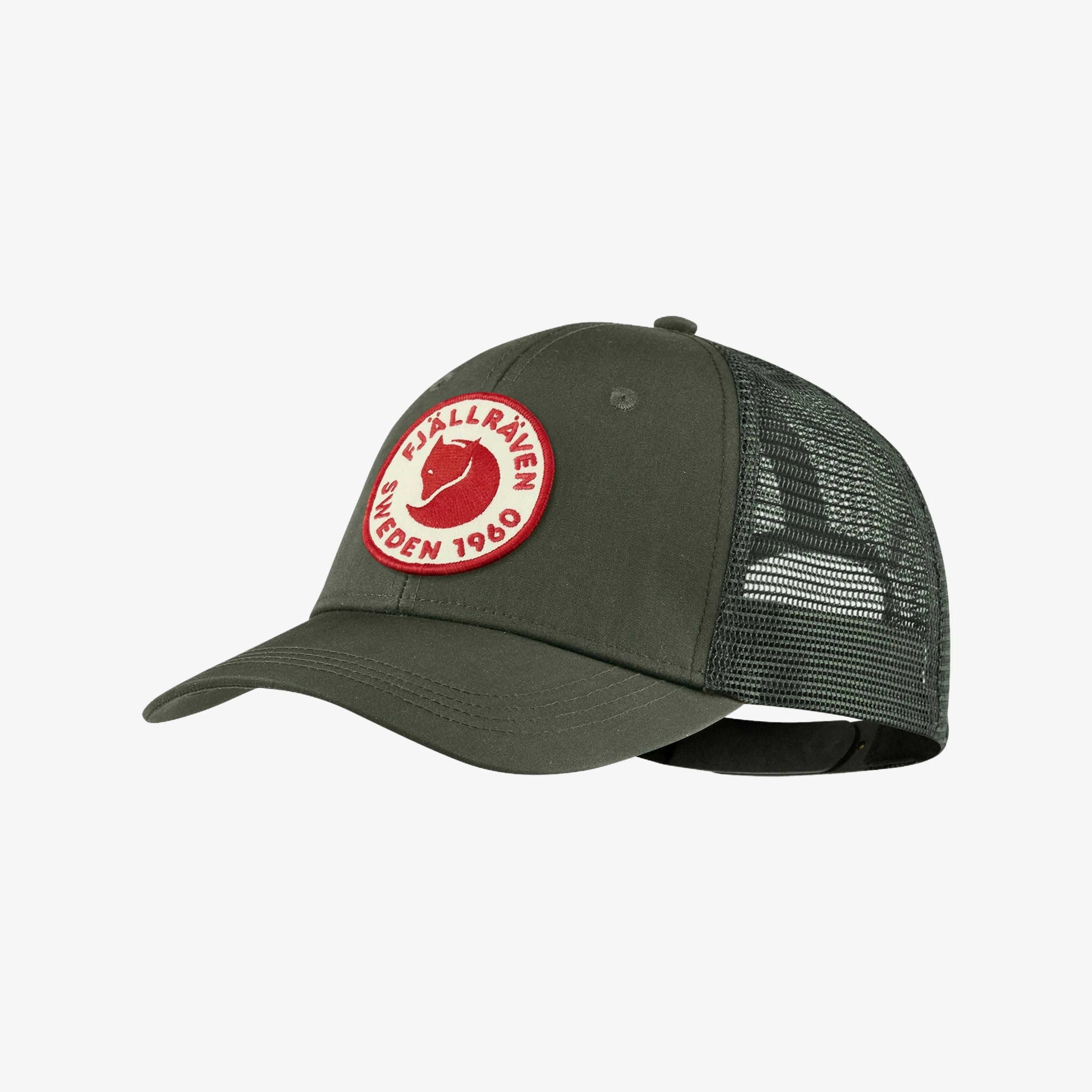 Fjallraven Logo Caps  in Green , view 1 of 4