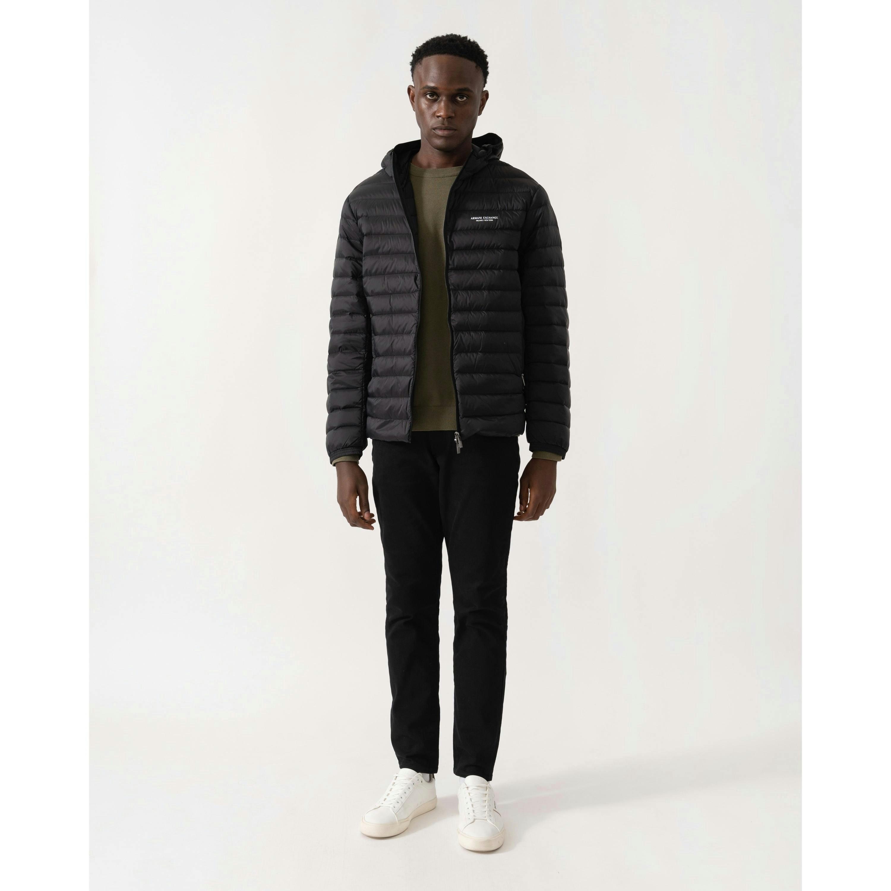 Armani Exchange Puffer Jacket  in Black , view 4 of 4