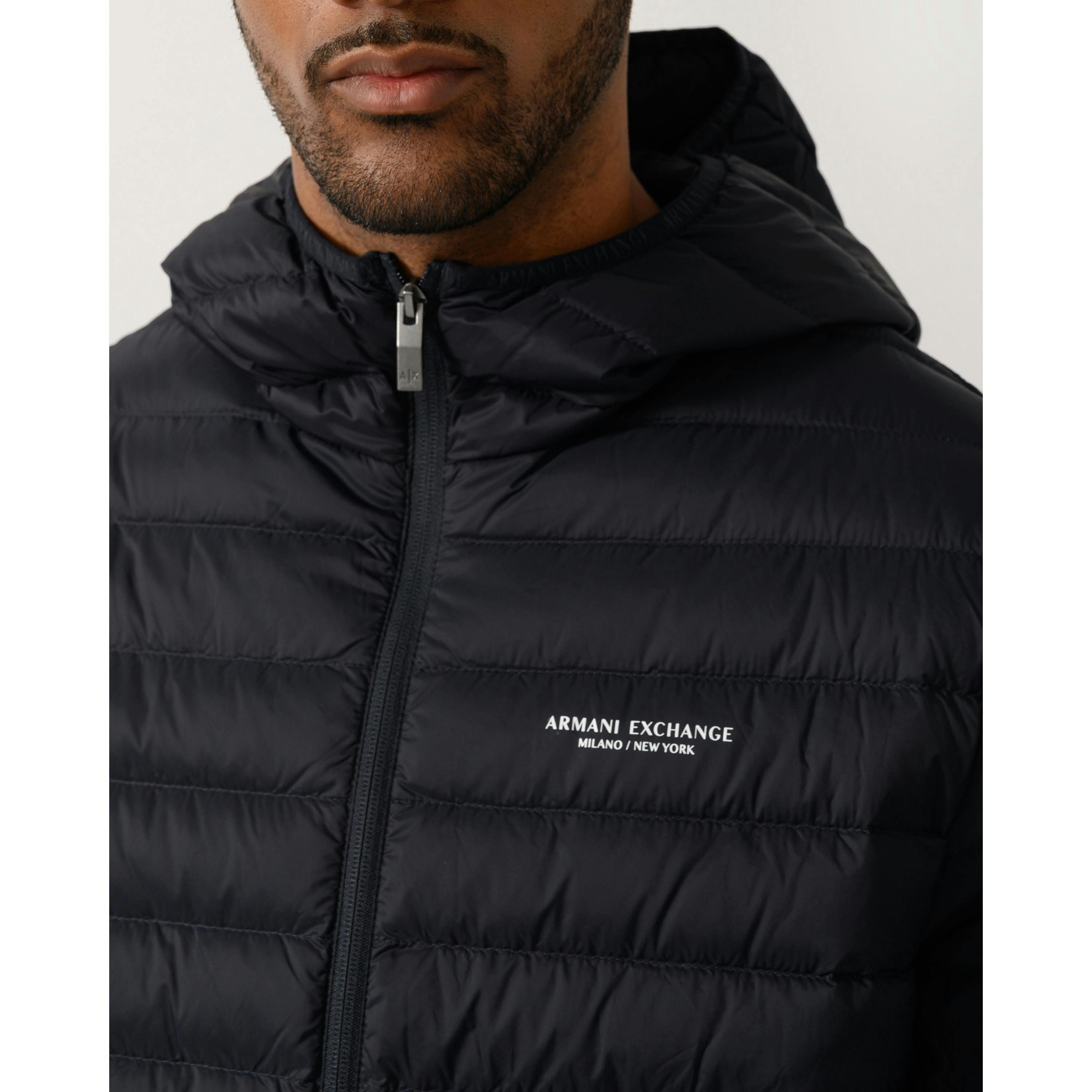 Armani Exchange Puffer Jacket  in Black , view 3 of 5