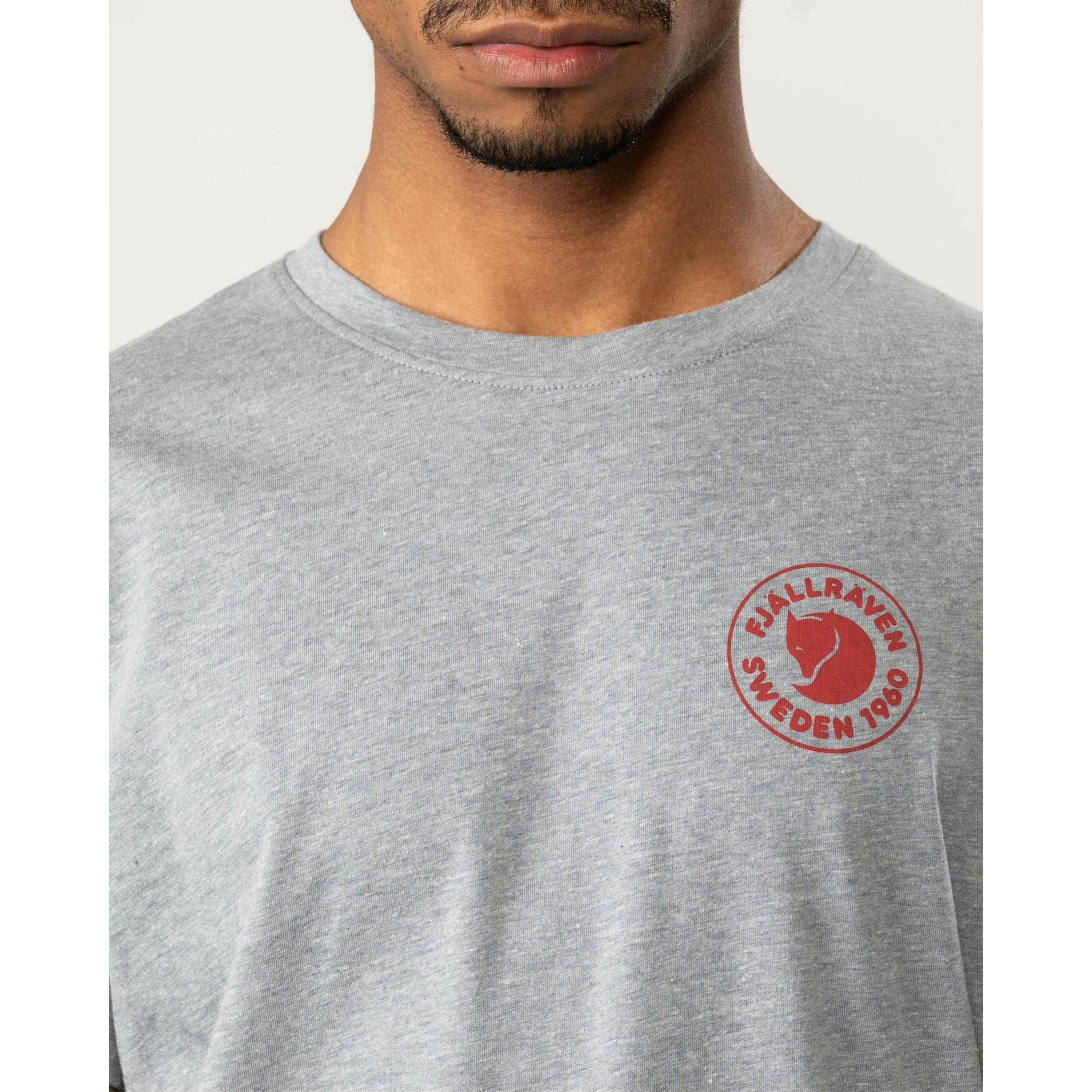 Fjallraven Logo T-Shirt  in Grey , view 3 of 6