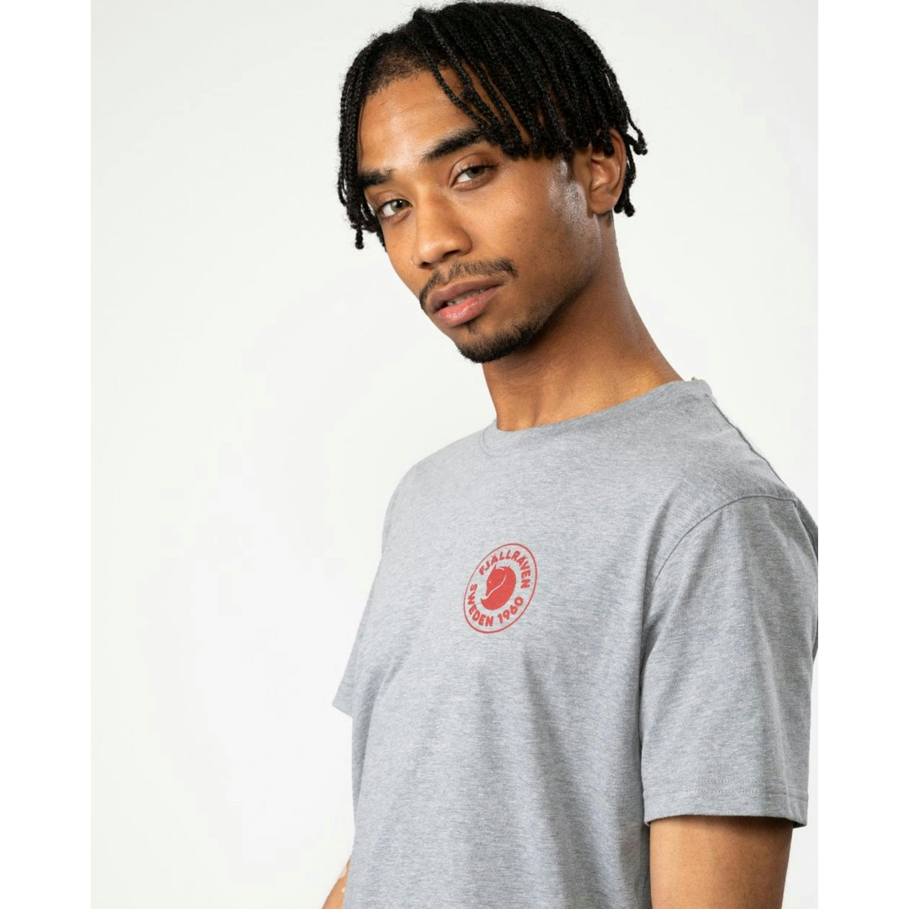 Fjallraven Logo T-Shirt  in Grey , view 5 of 6