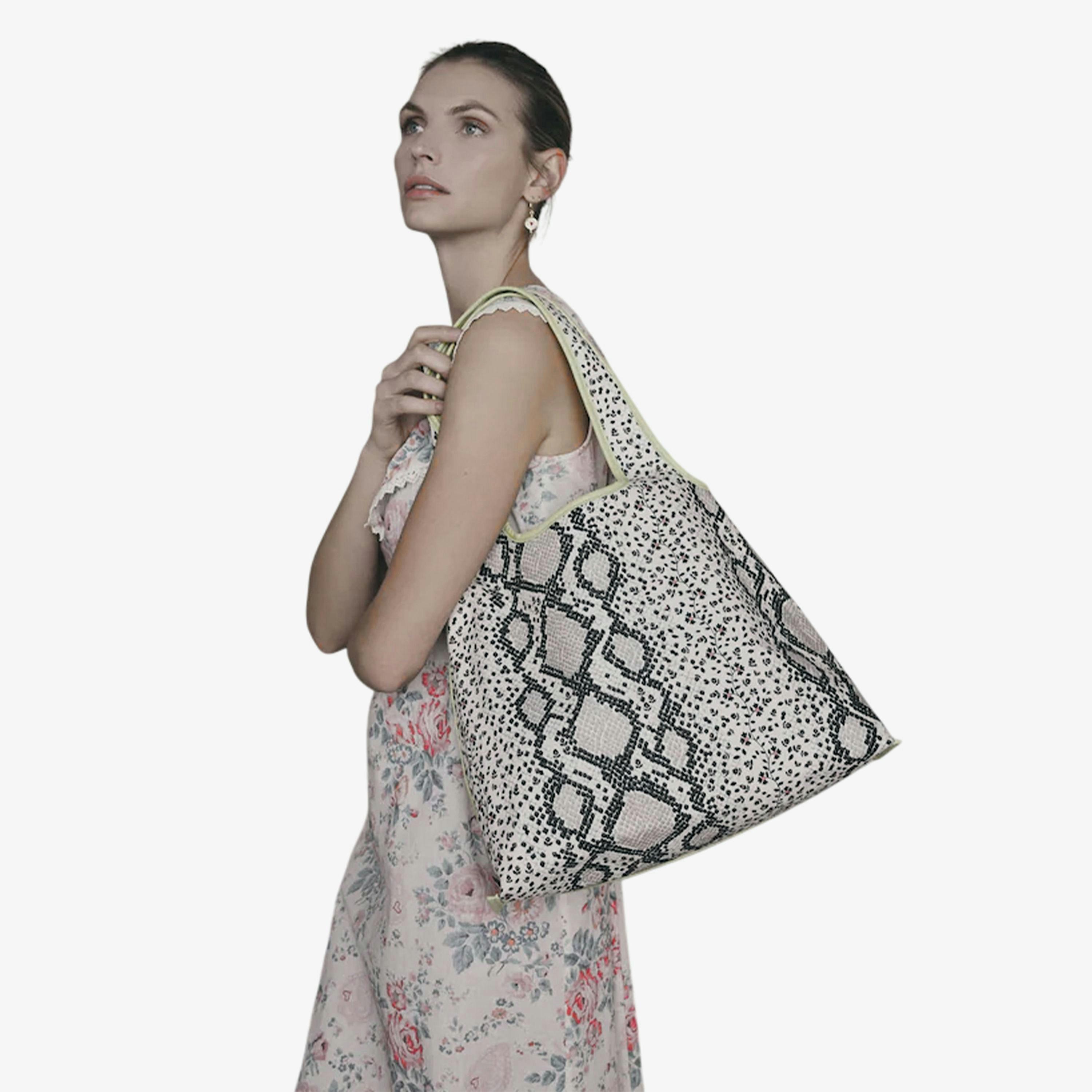 Cath Kidston Marylebone Snake Print Shopper Bag , view 1 of 1