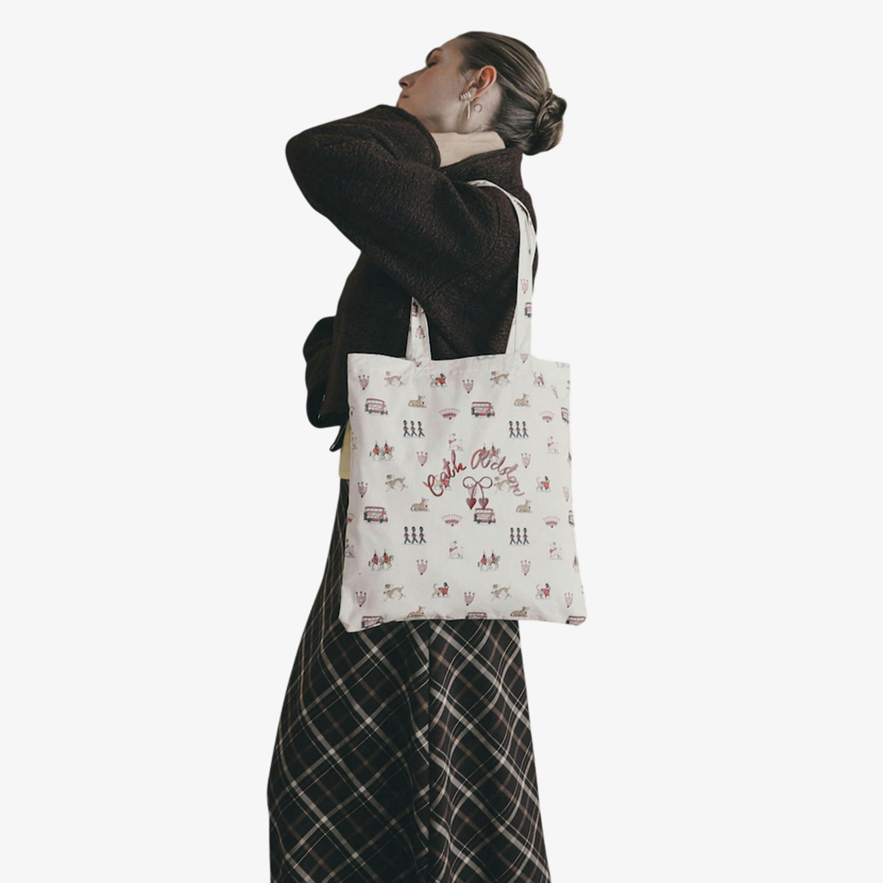 Cath Kidston London Pattern Cotton Canvas Tote Bag , view 1 of 1