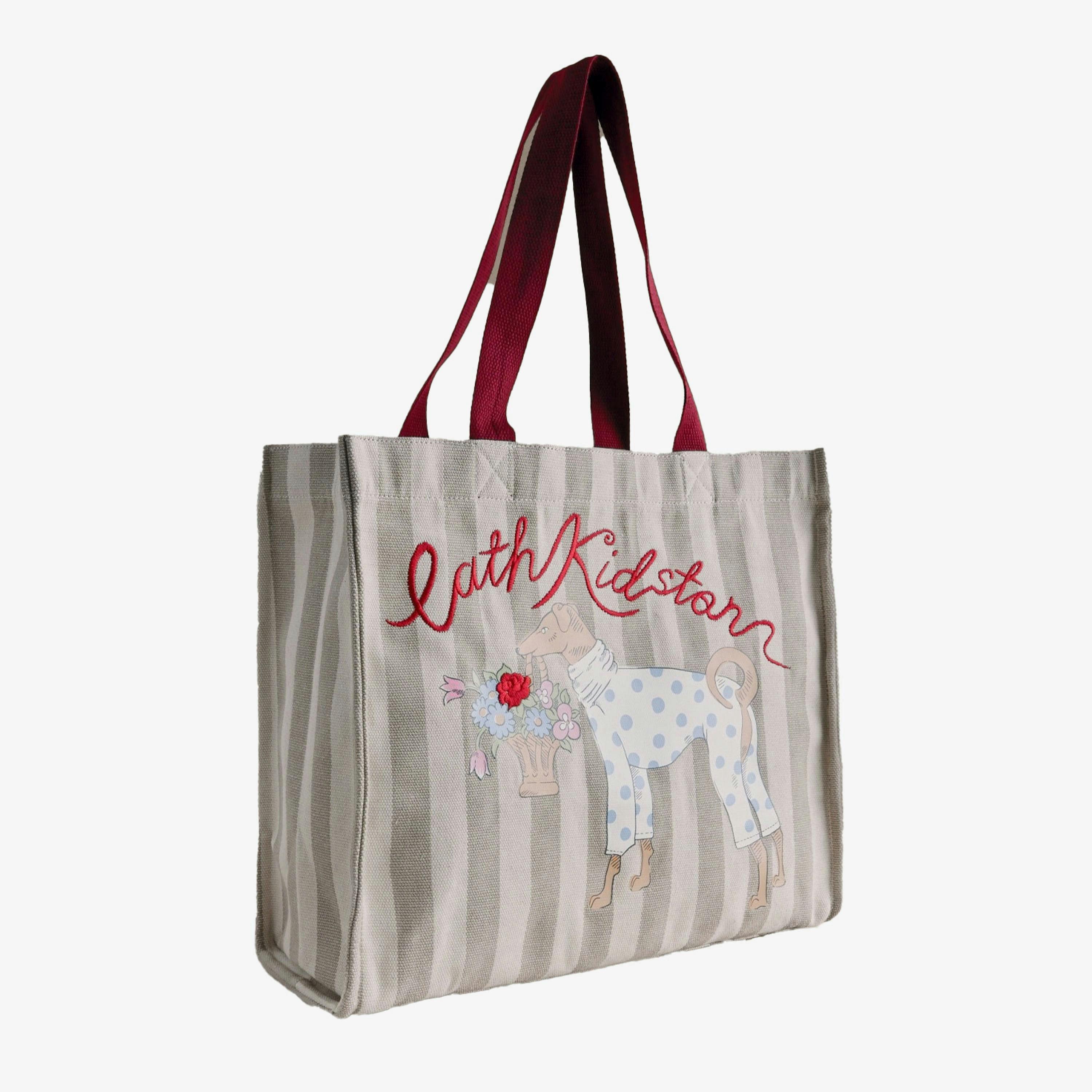 Cath Kidston Dog Stripes Tote , view 1 of 1