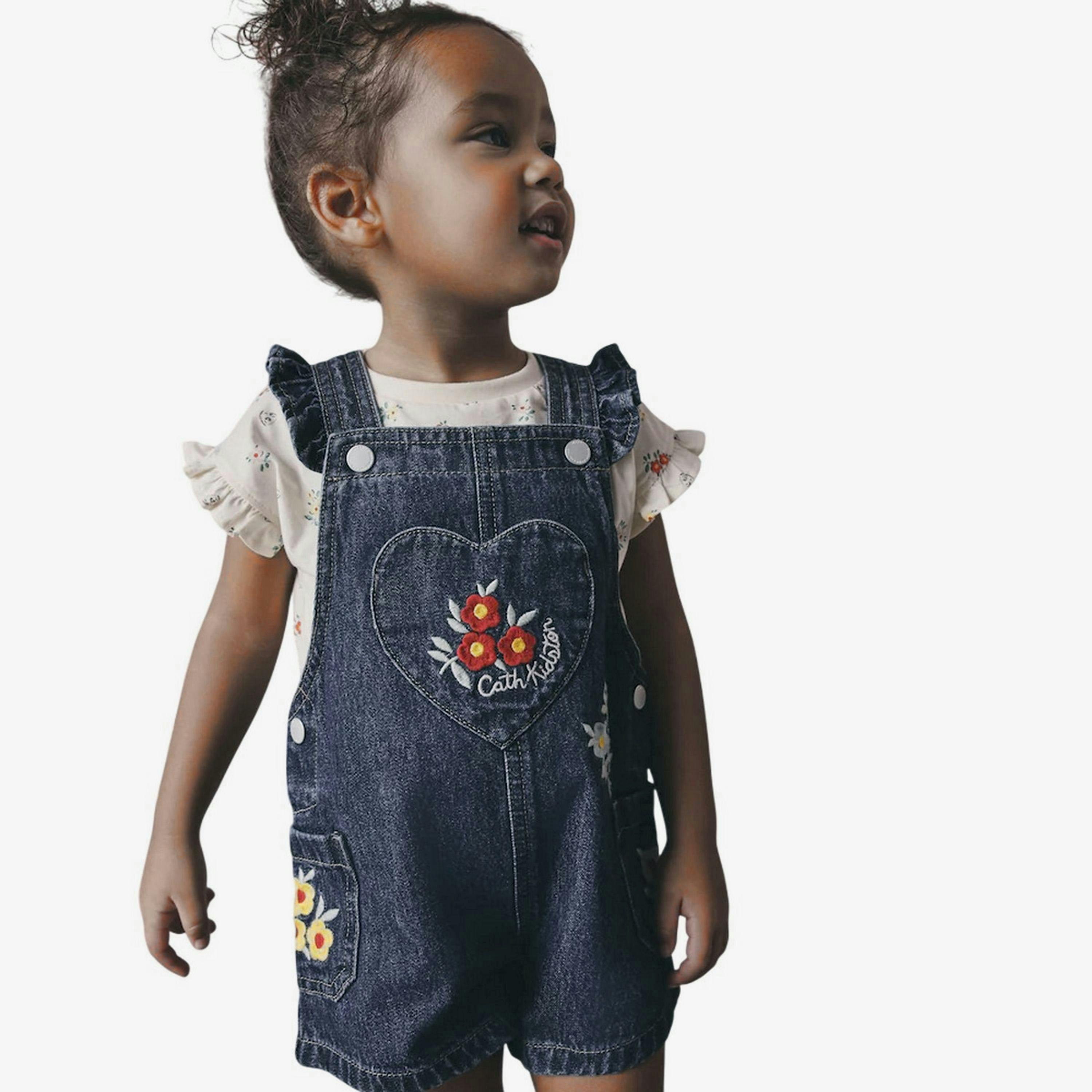 Cath Kidston Girls Floral Dungarees Set , view 1 of 1