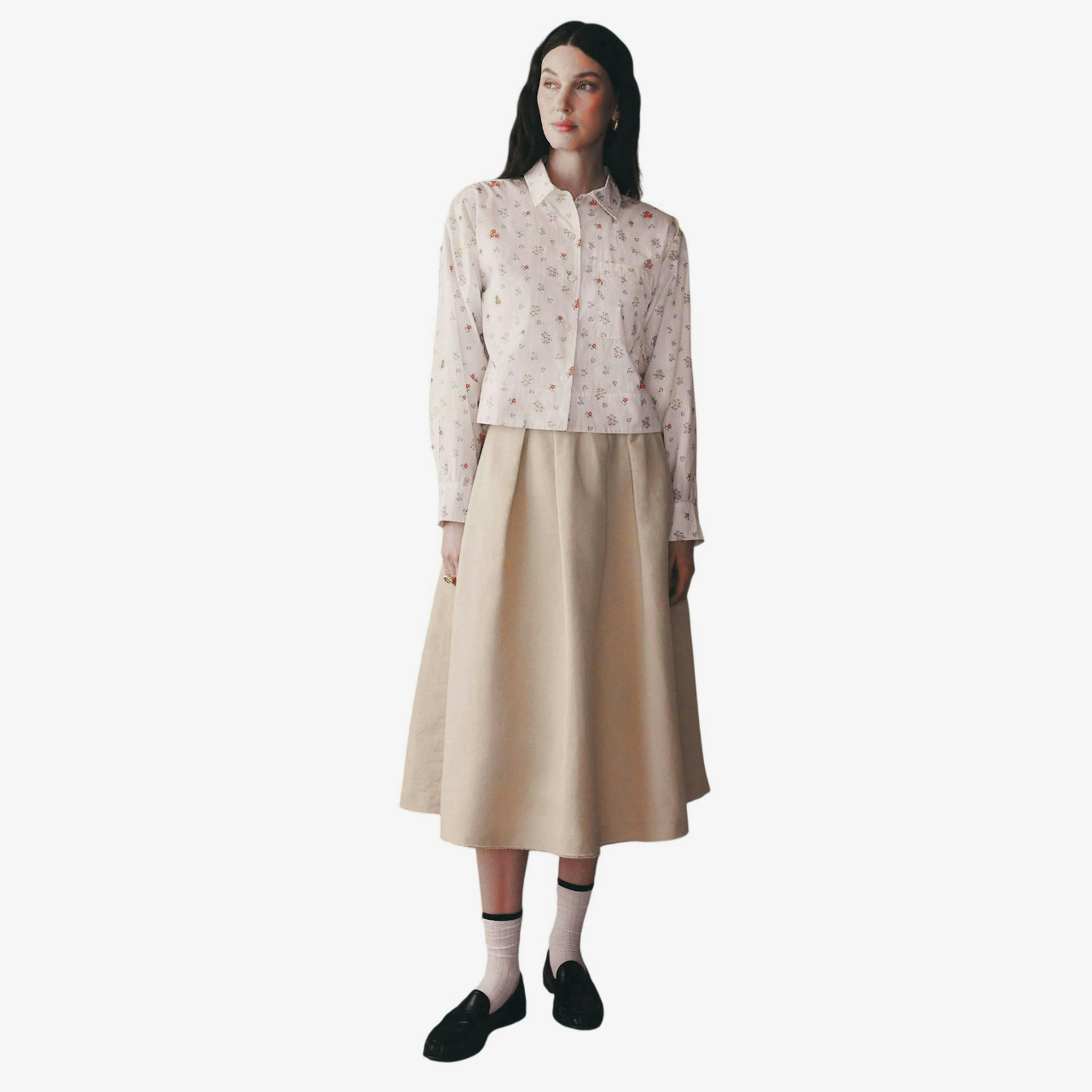 Cath Kidston Womens/Ladies Ditsy Floral Cotton Cropped Shirt , view 1 of 1