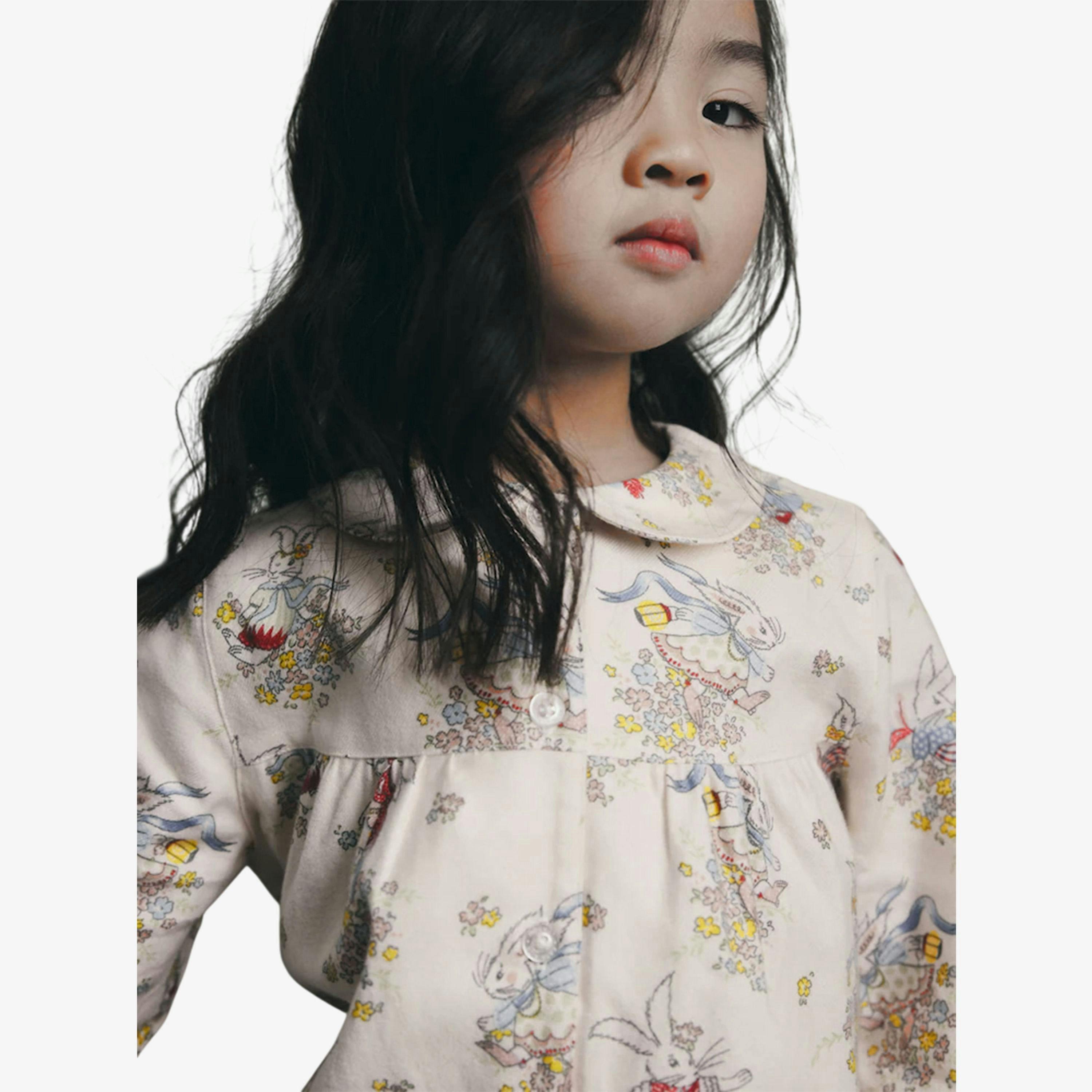 Cath Kidston Baby Girls Woven Button Through Pyjama Set , view 1 of 1