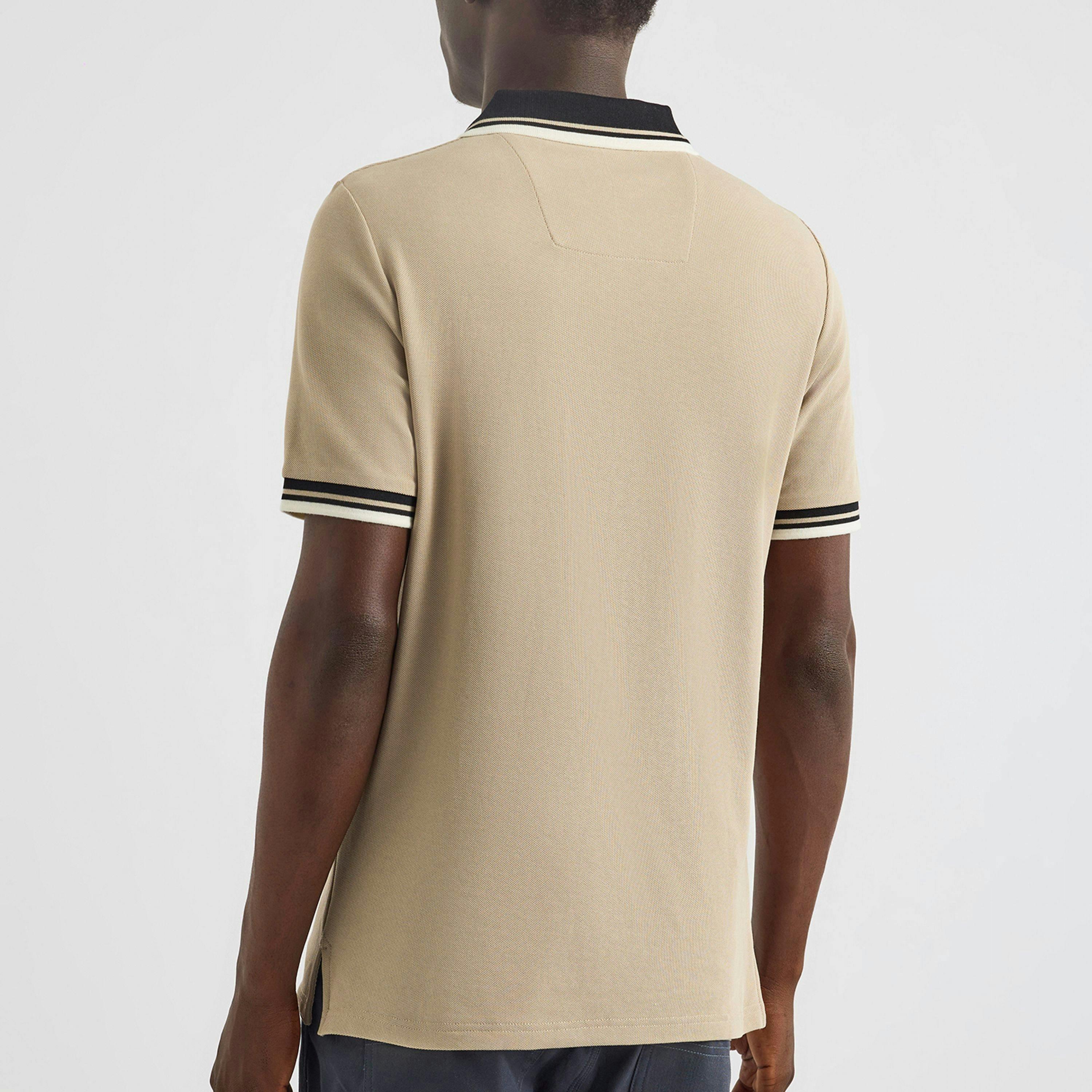 Bayer Polo Shirt - Latte , view 2 of 4