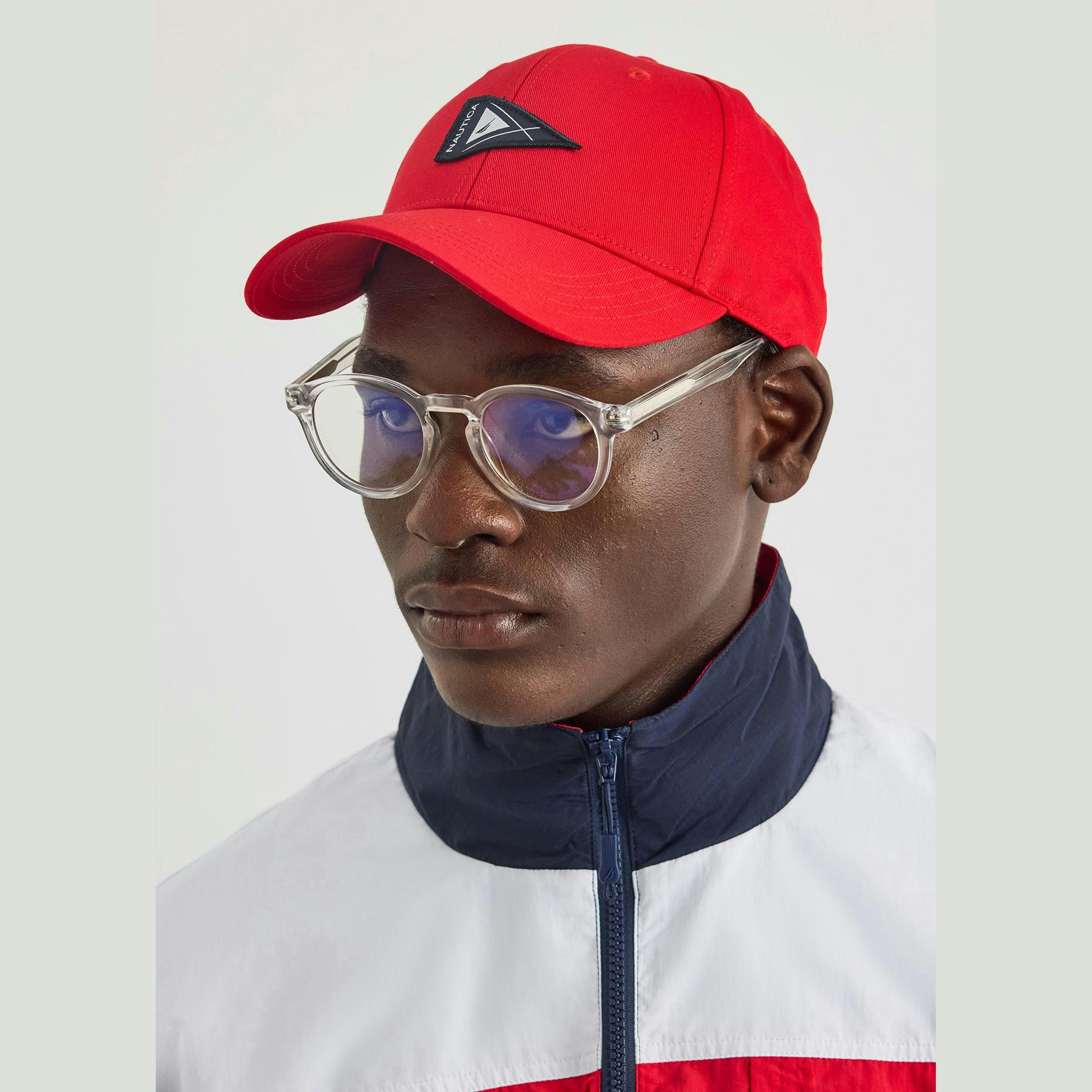 Balzac Strapback Cap - Red , view 1 of 3