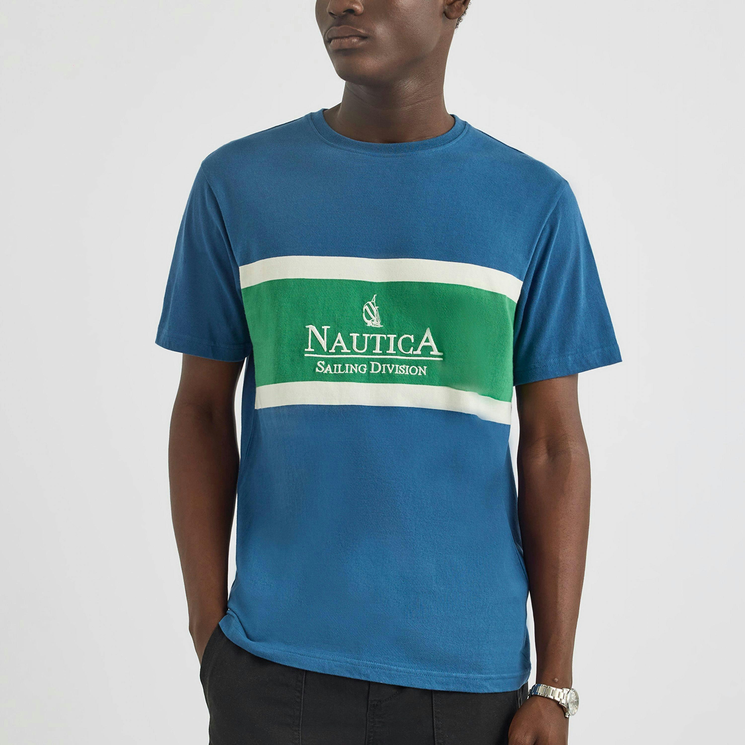 Cagney T-Shirt - Washed Denim , view 1 of 3