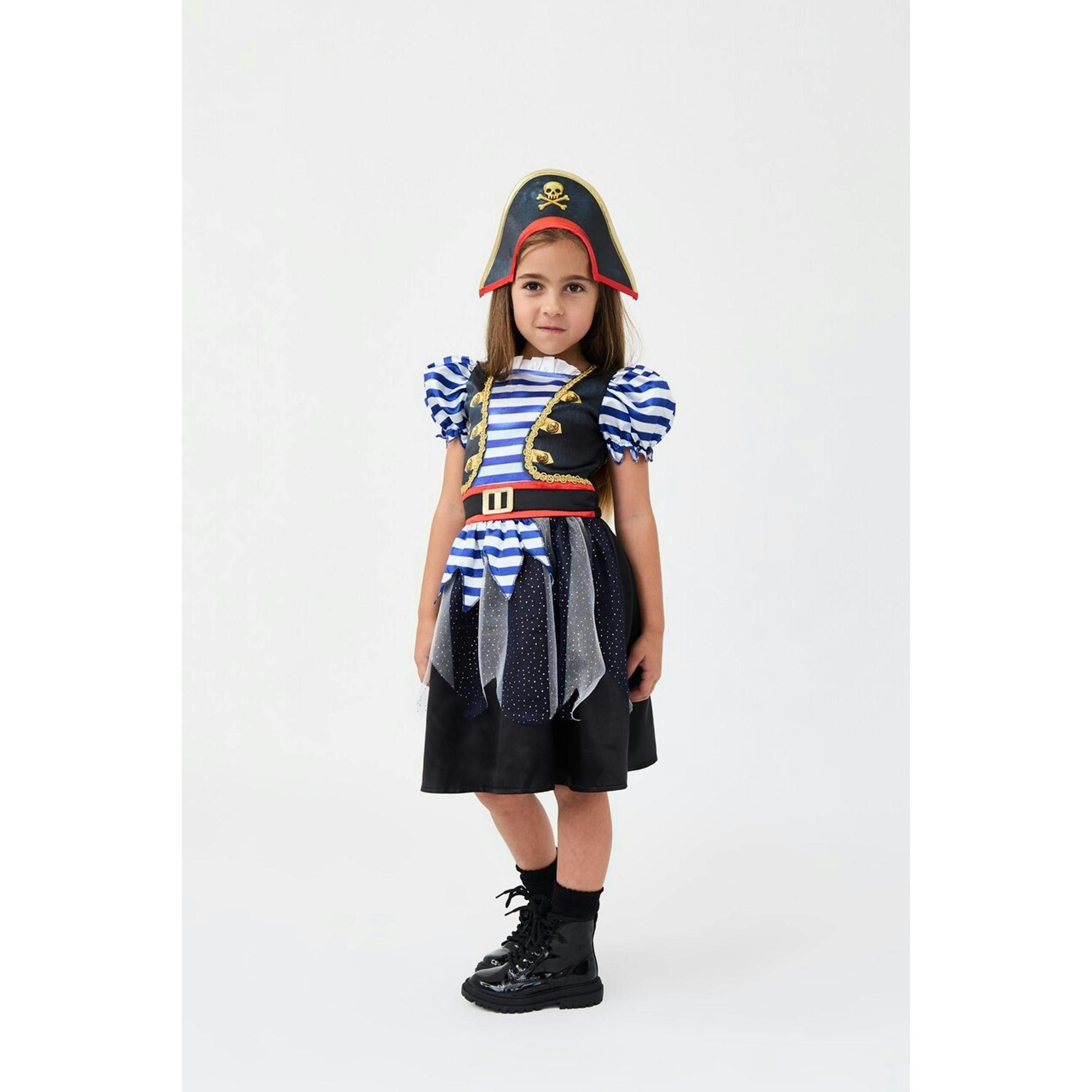 Blues Group Girls Multicoloured Pirate 3 Piece Costume by Vanilla Underground , view 1 of 5