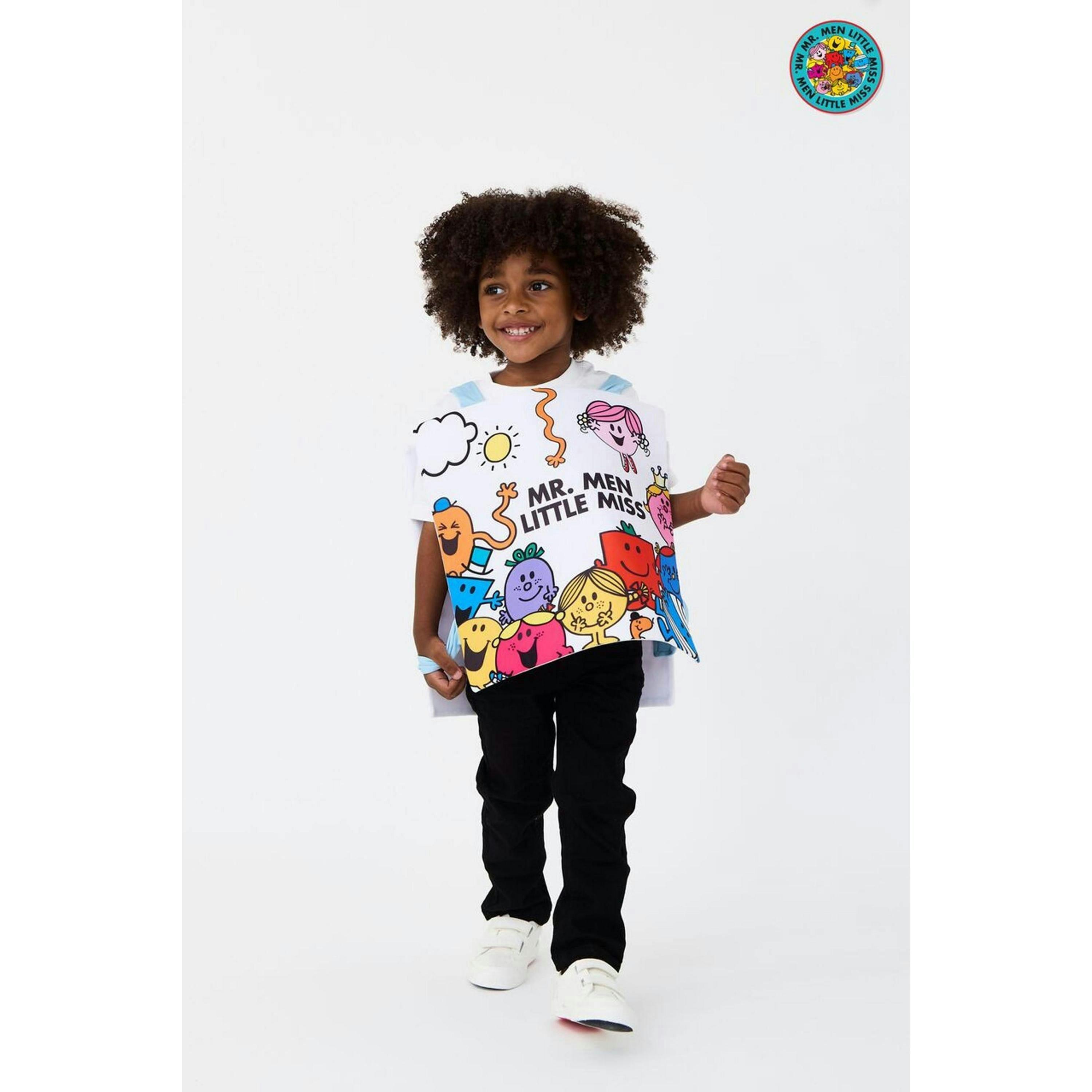 Mr. Men Unisex Kids Multicoloured Little Miss 1 Piece Costume (One Size) by Vanilla Underground , view 1 of 4