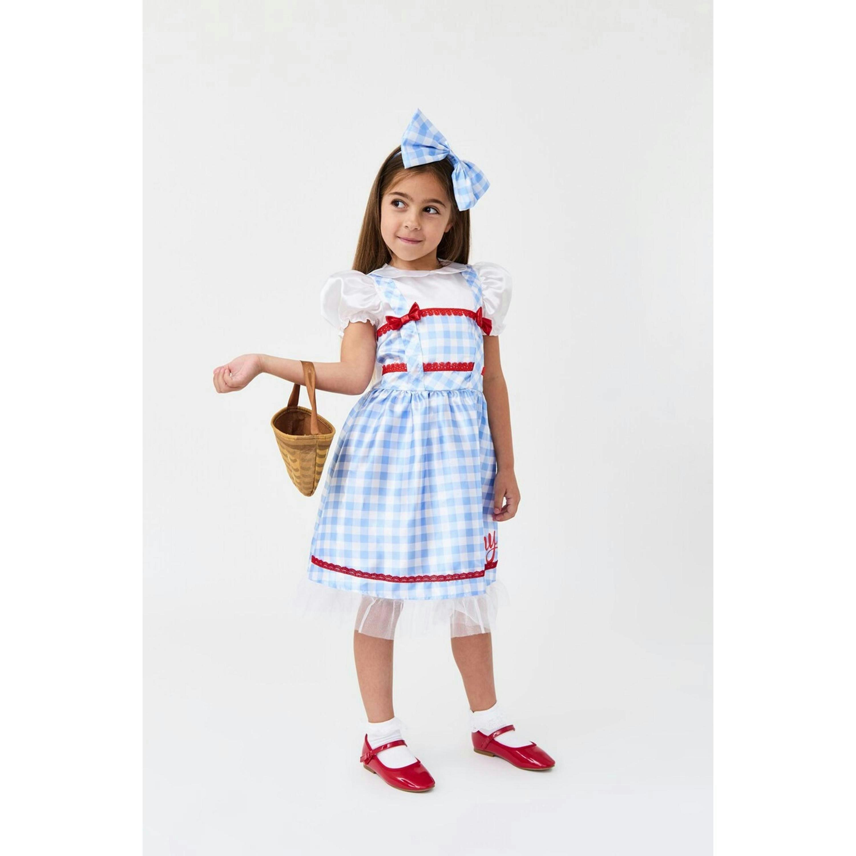 Blues Group Girls Blue Dorothy 3 Piece Costume by Vanilla Underground , view 1 of 4