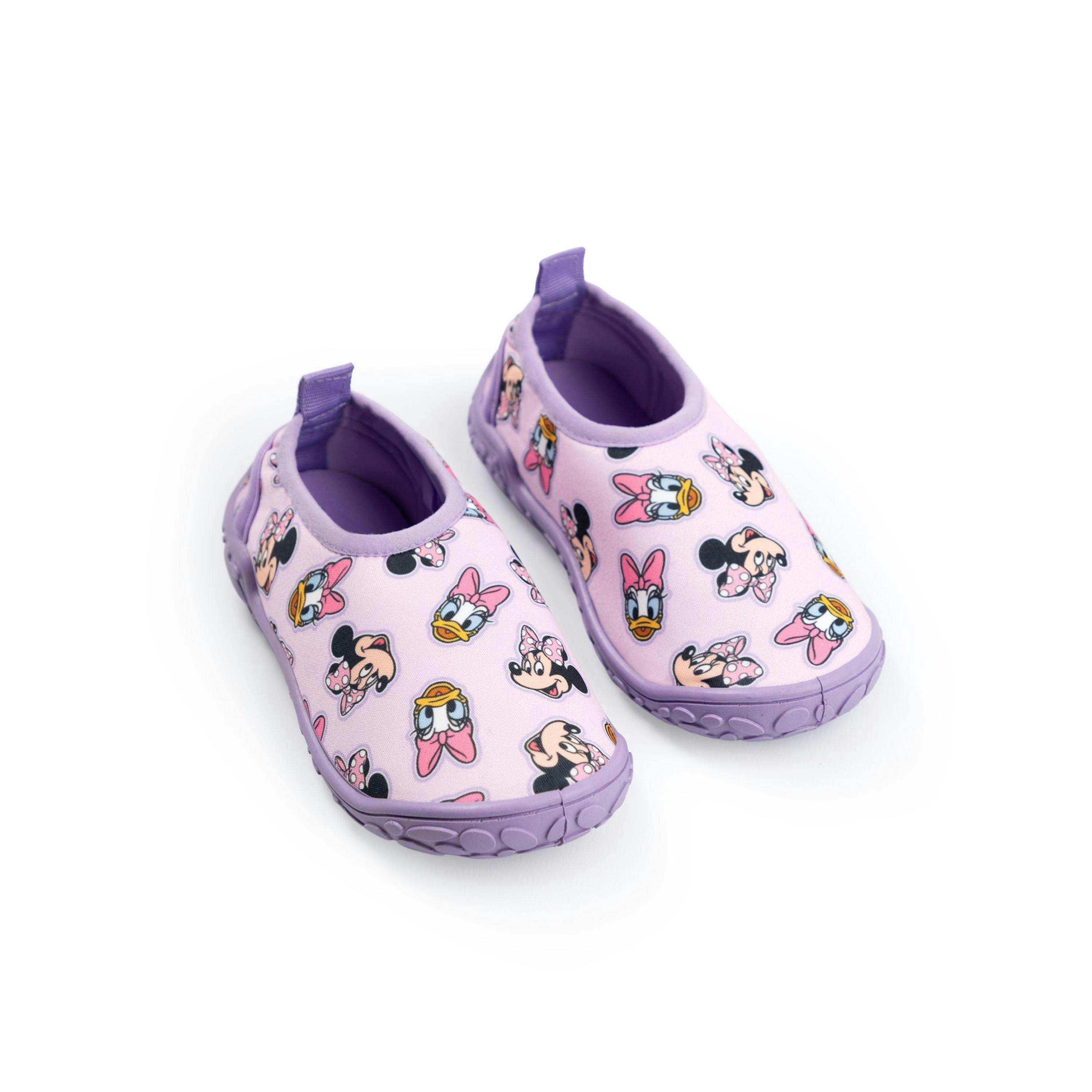 Disney Girls Purple Minnie Mouse & Daisy Aqua Shoes by Vanilla Underground , view 1 of 6