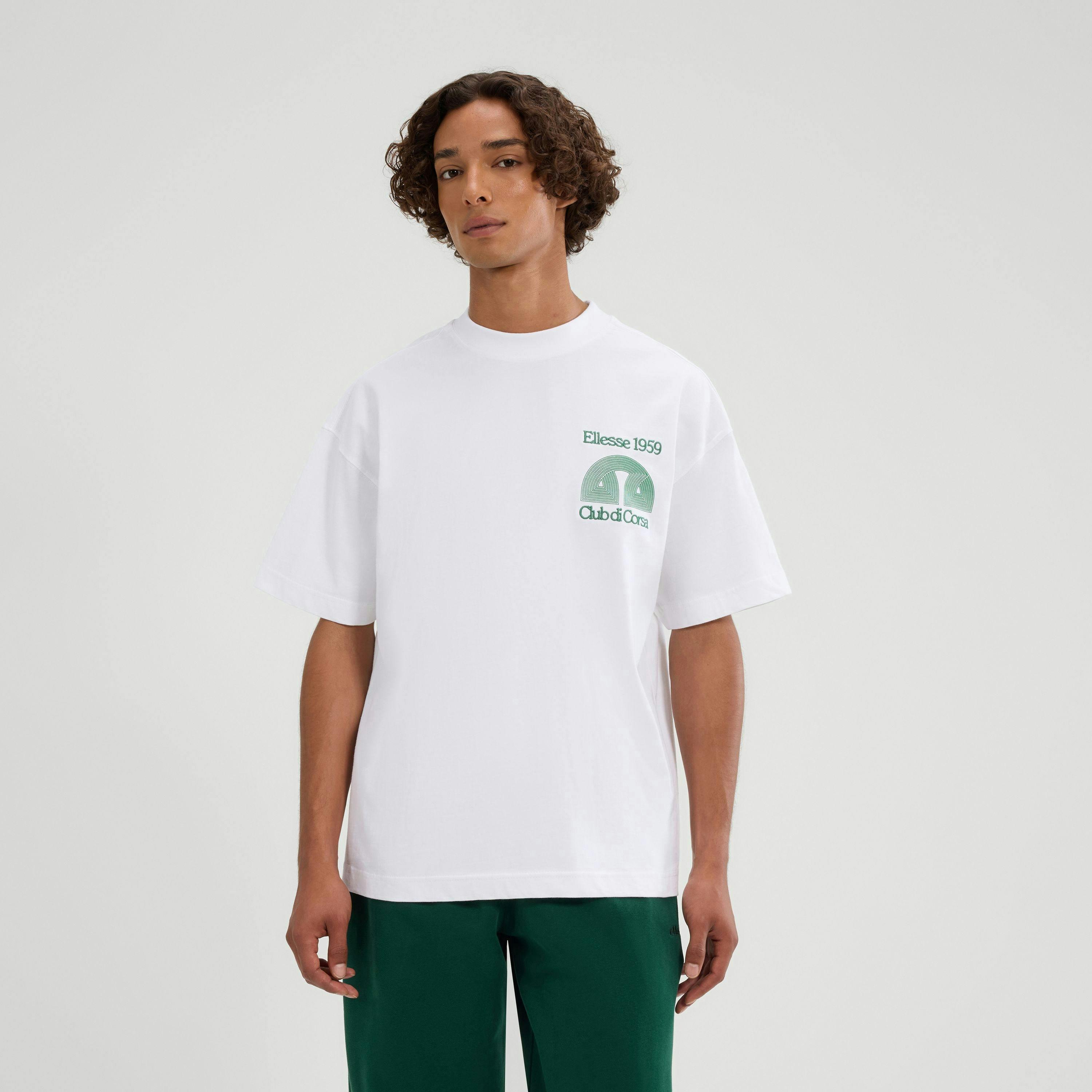 Club Di Corsa Tee - White , view 1 of 2