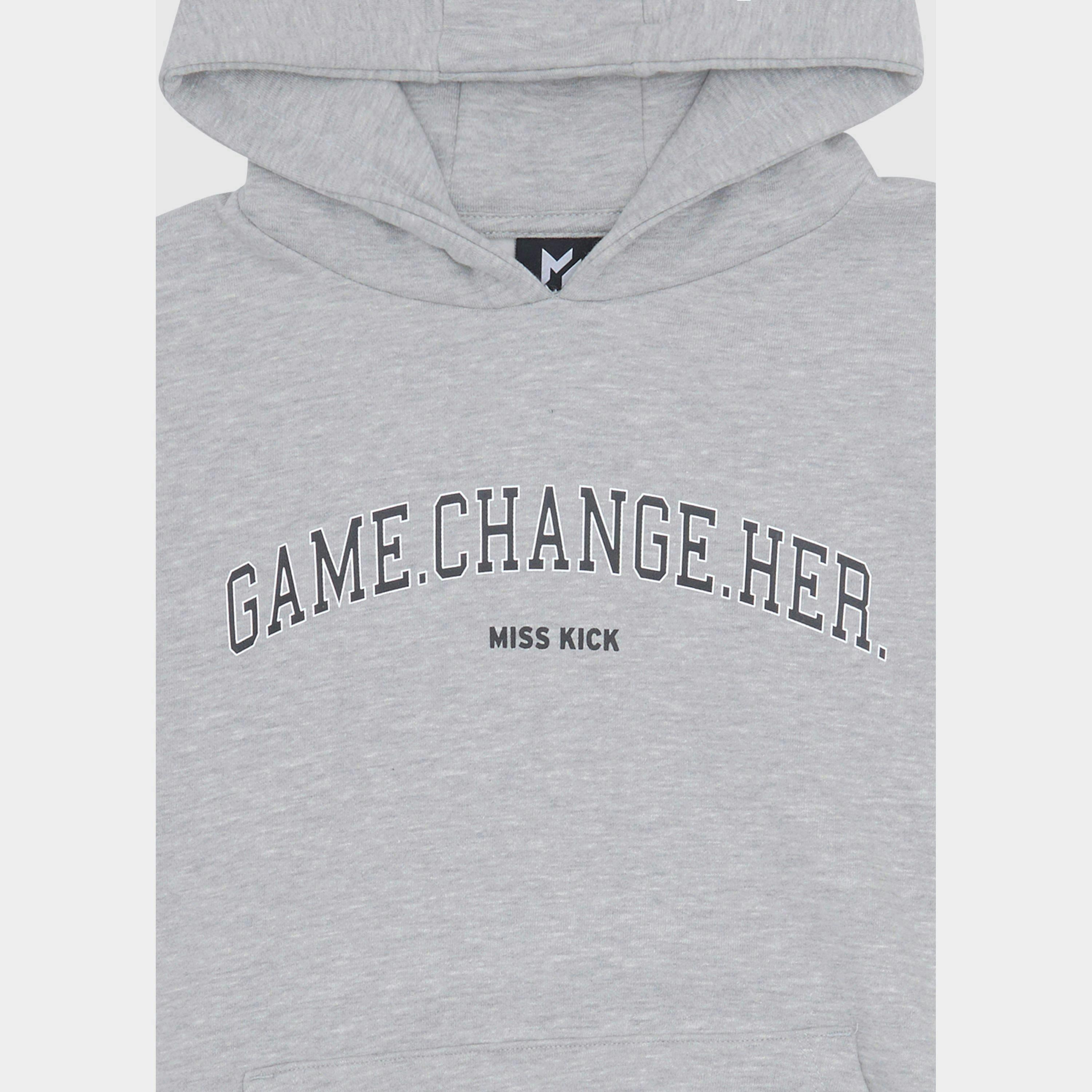 Karaline Oh Hoody - Grey Marl , view 3 of 4