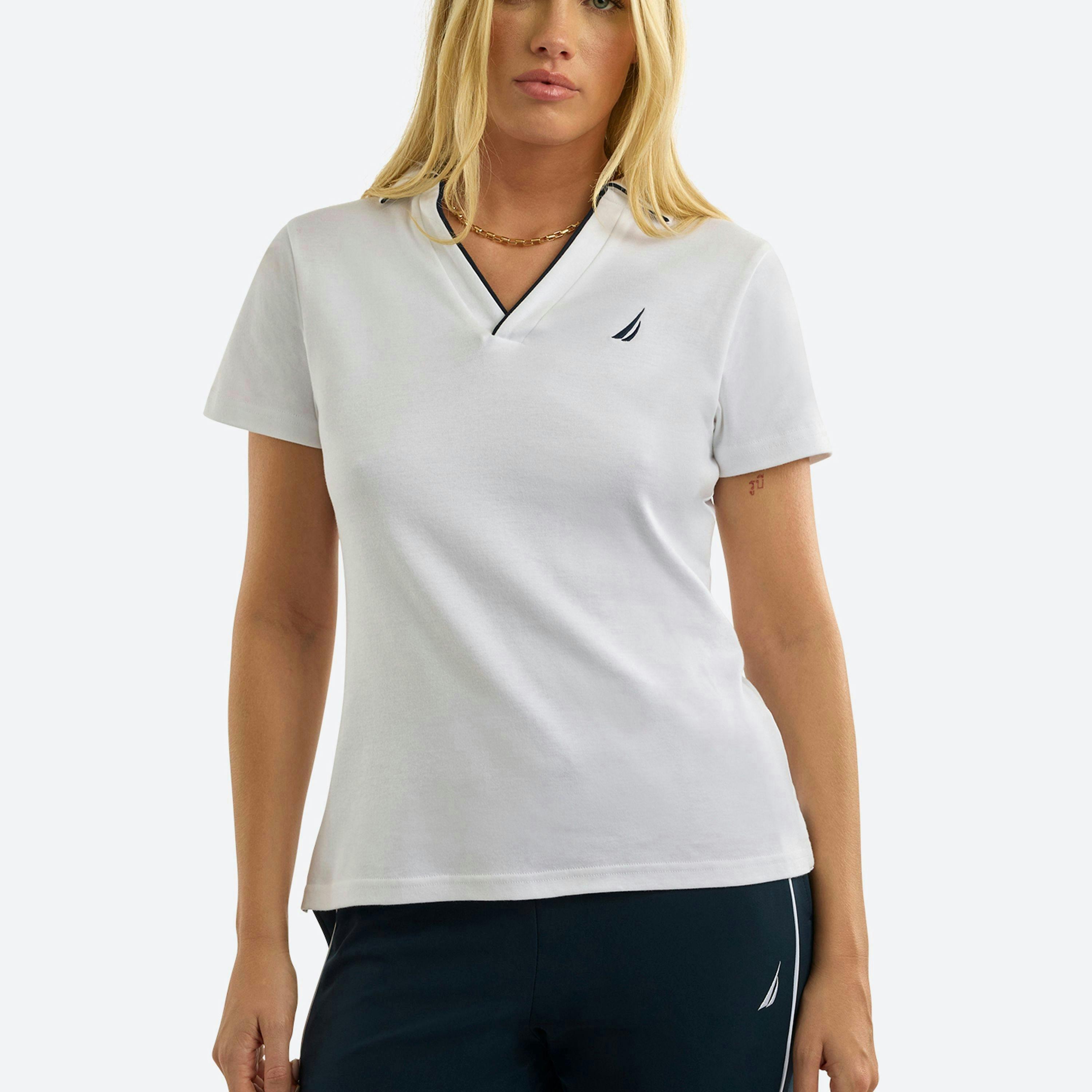 Adalynn Polo Shirt - White , view 1 of 3