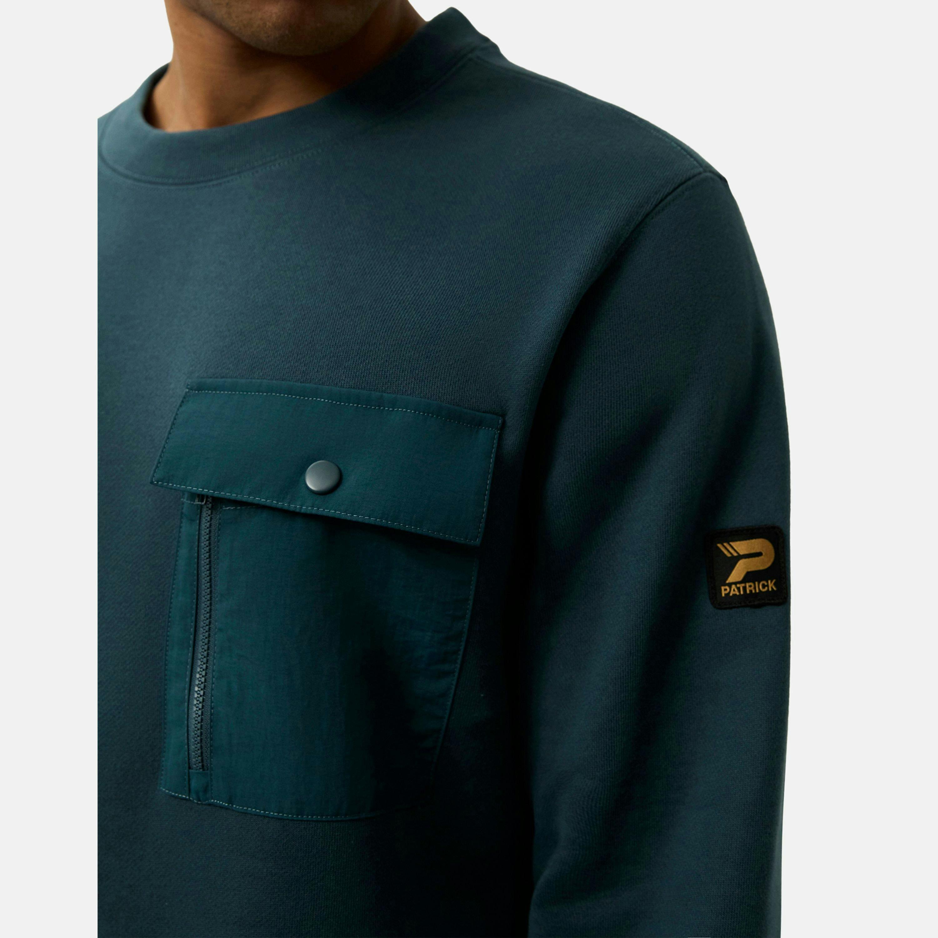 Archie Crew Sweat - Dark Blue , view 3 of 4