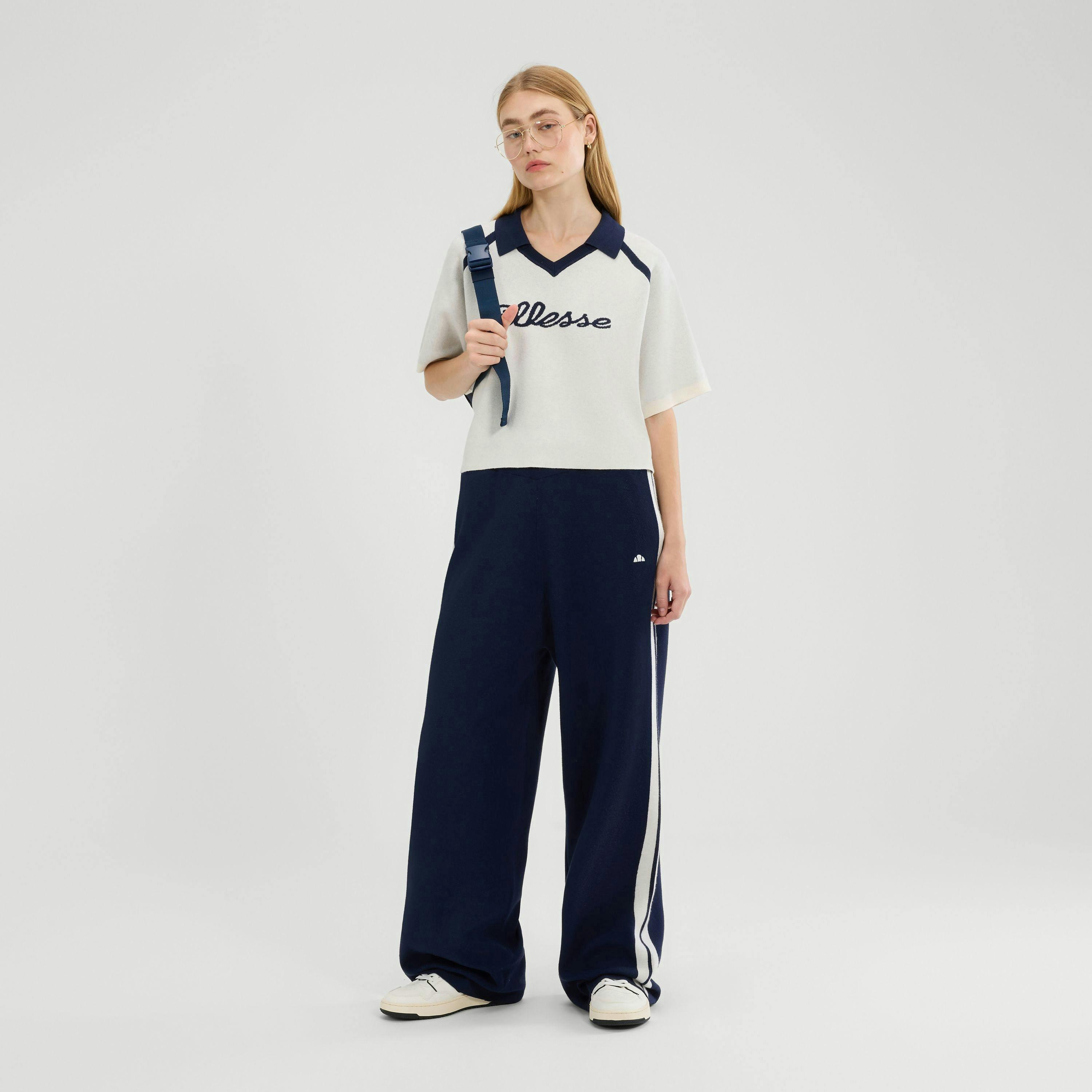 Brunelli Knitted Polo - Off White , view 1 of 4