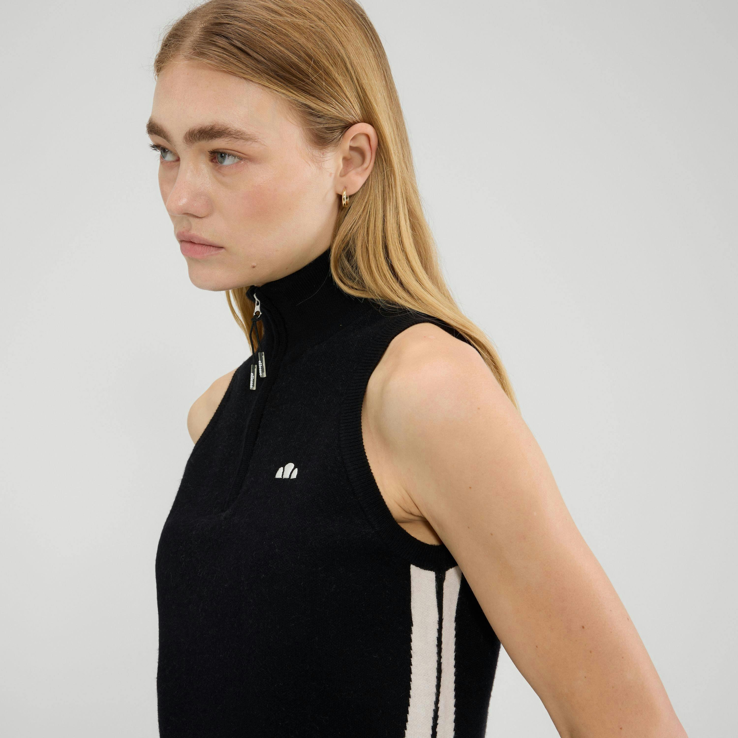 Surista 1/4 Zip Top - Black , view 3 of 4