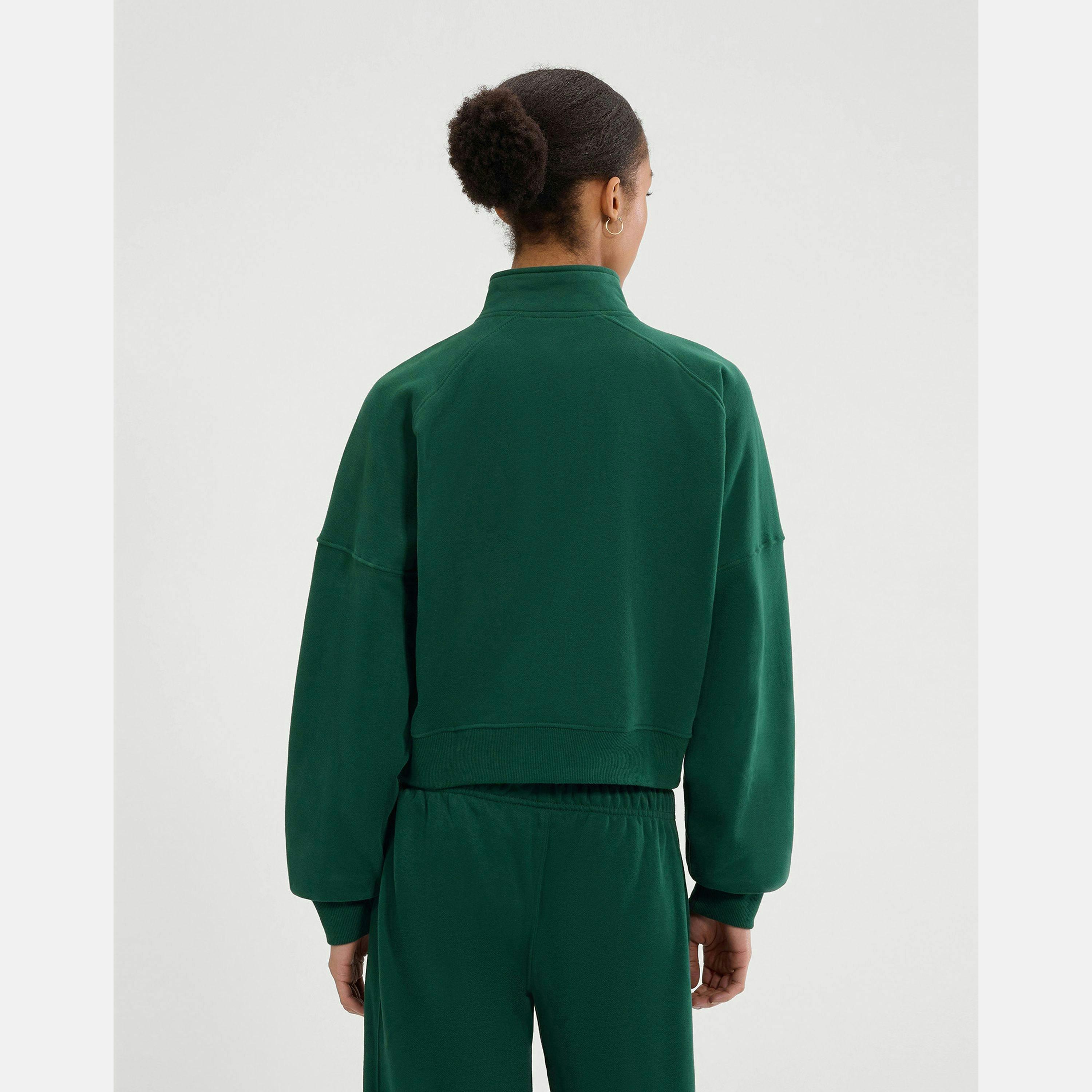 Carrera 1/4 Zip Sweatshirt - Dark Green , view 2 of 4