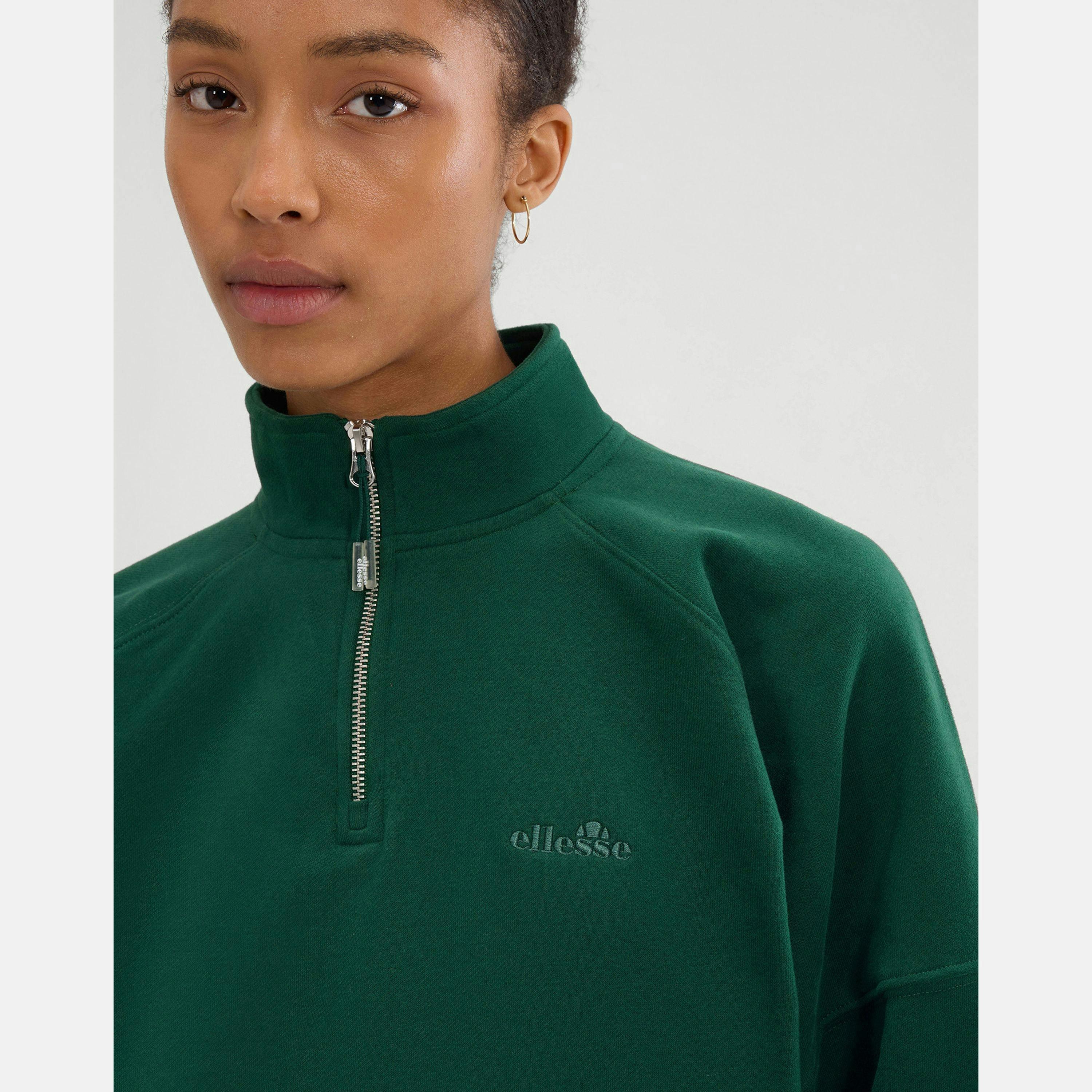 Carrera 1/4 Zip Sweatshirt - Dark Green , view 3 of 4