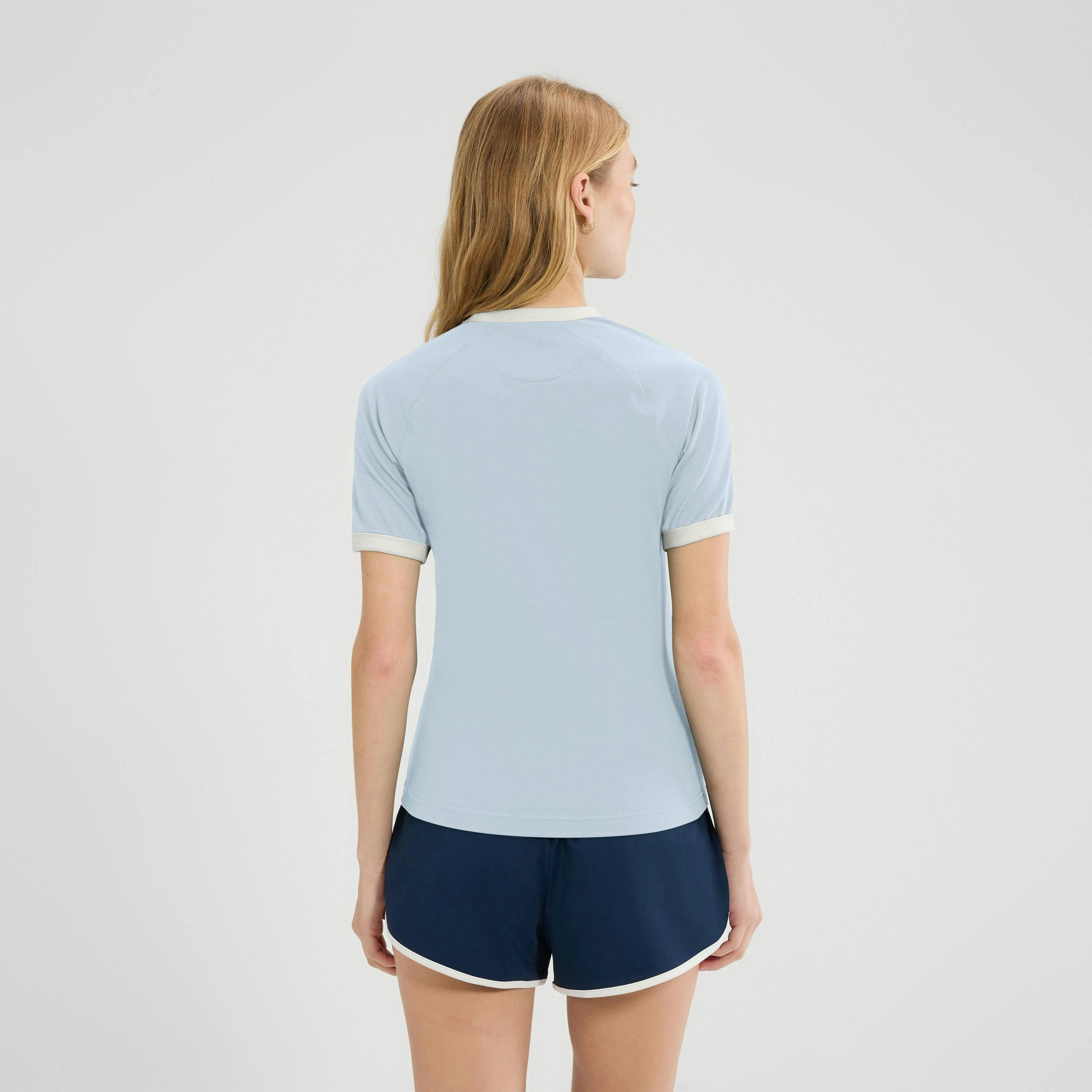 Etchemin Slim Tee - Light Blue , view 1 of 4