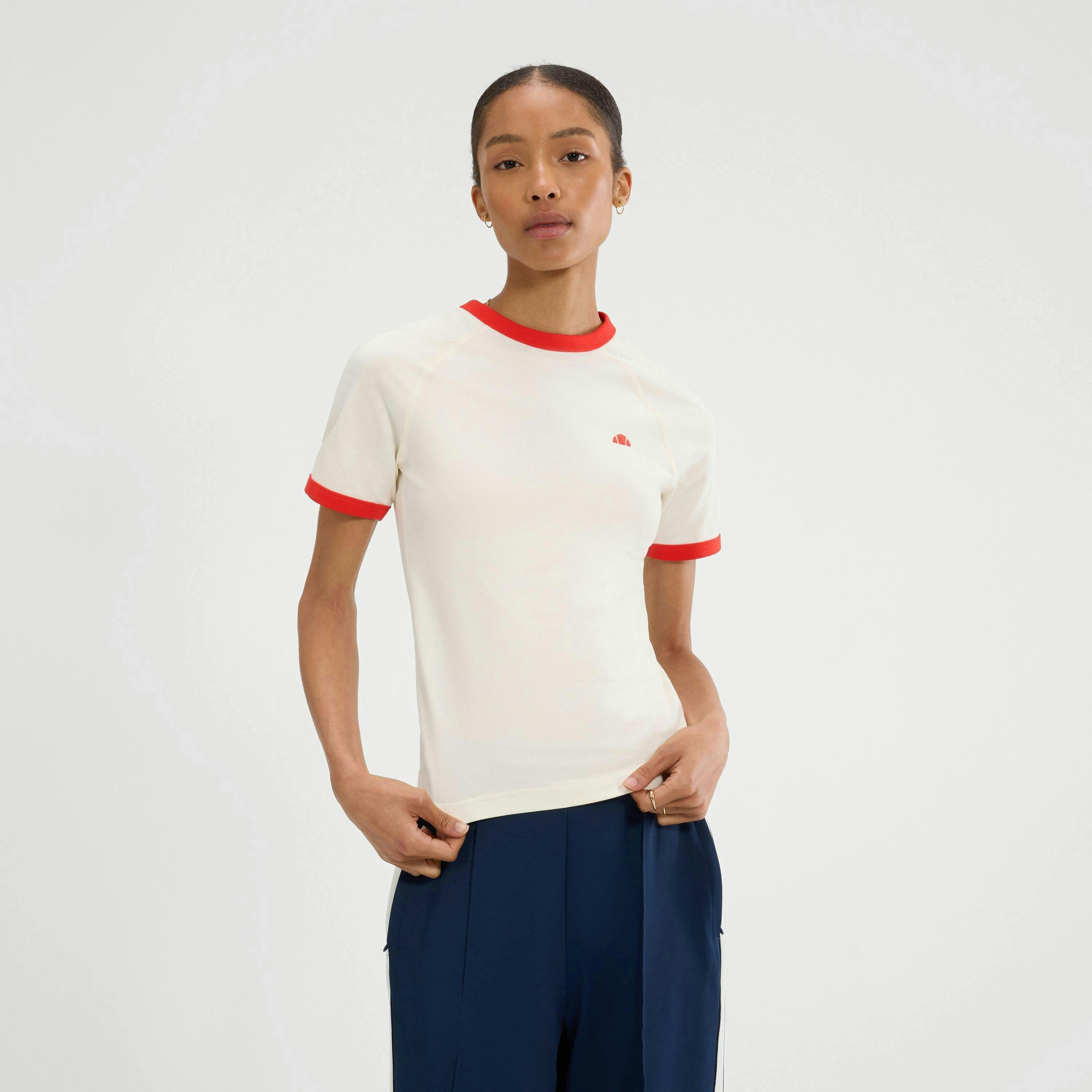 Etchemin Slim Tee - Off White , view 1 of 4