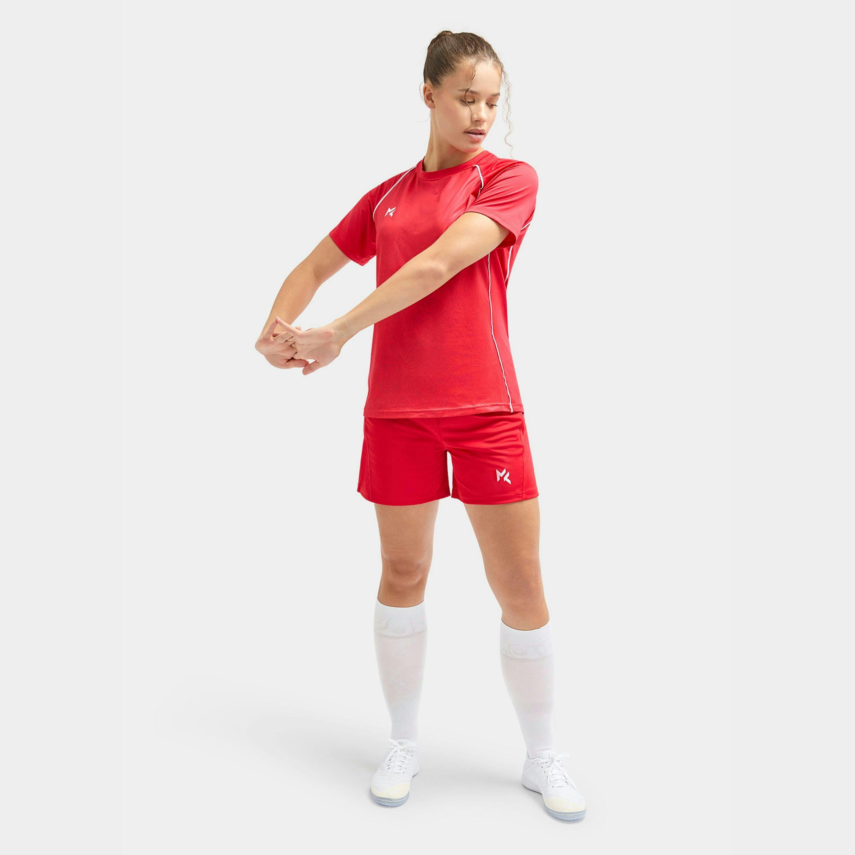 Laurel T-Shirt And Short Set - Red , view 1 of 4
