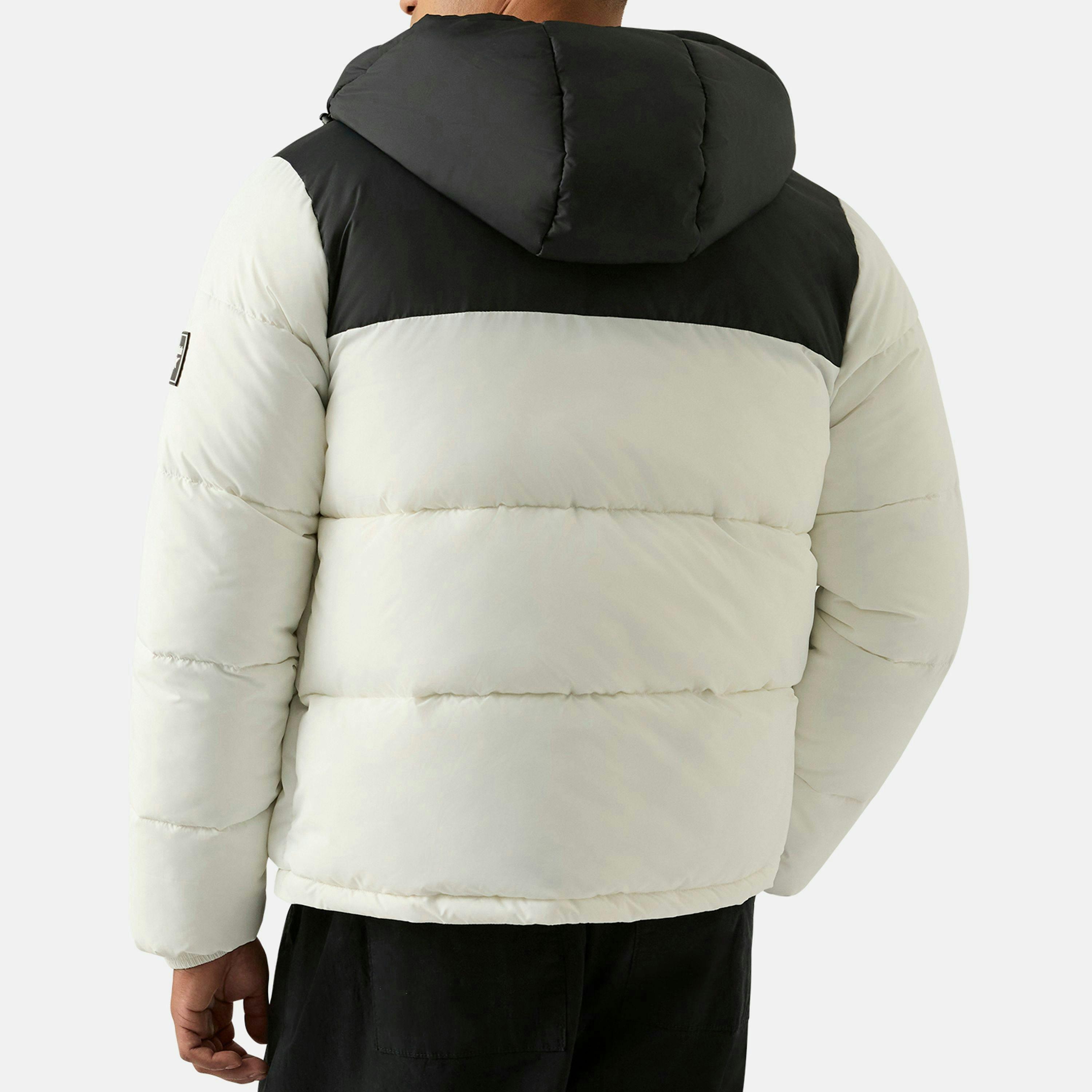 RB1569 Puffer Jacket - White , view 2 of 4