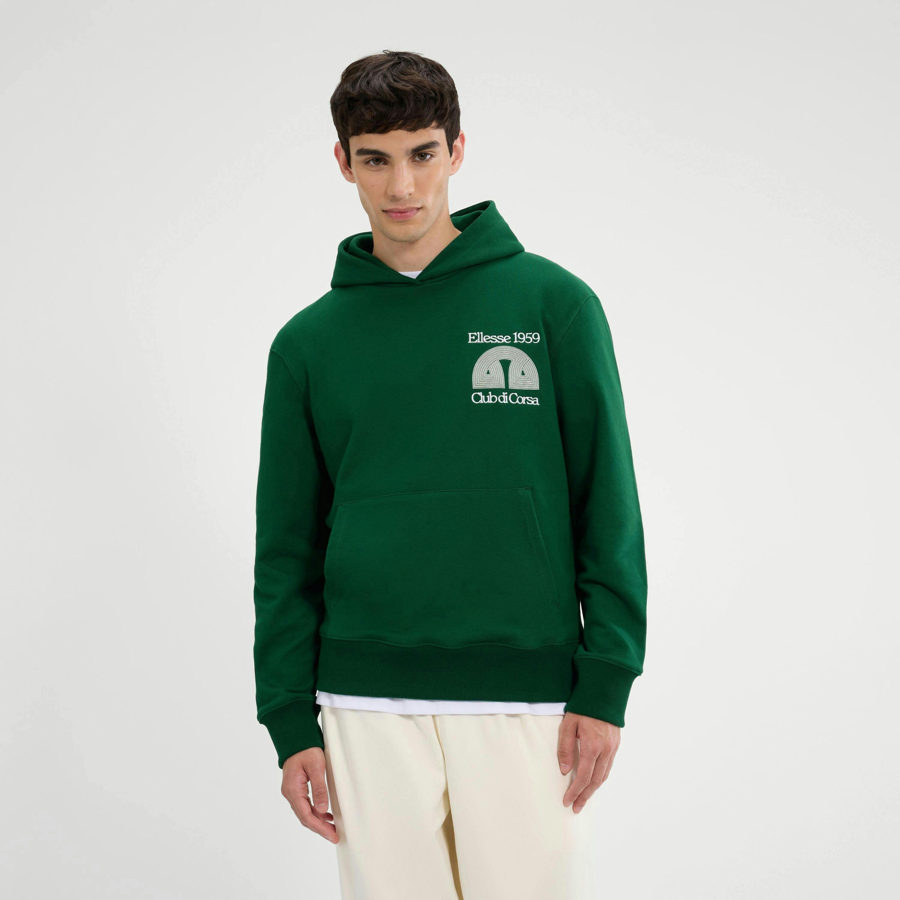 Club Di Corsa Hoodie - Dark Green , view 1 of 4