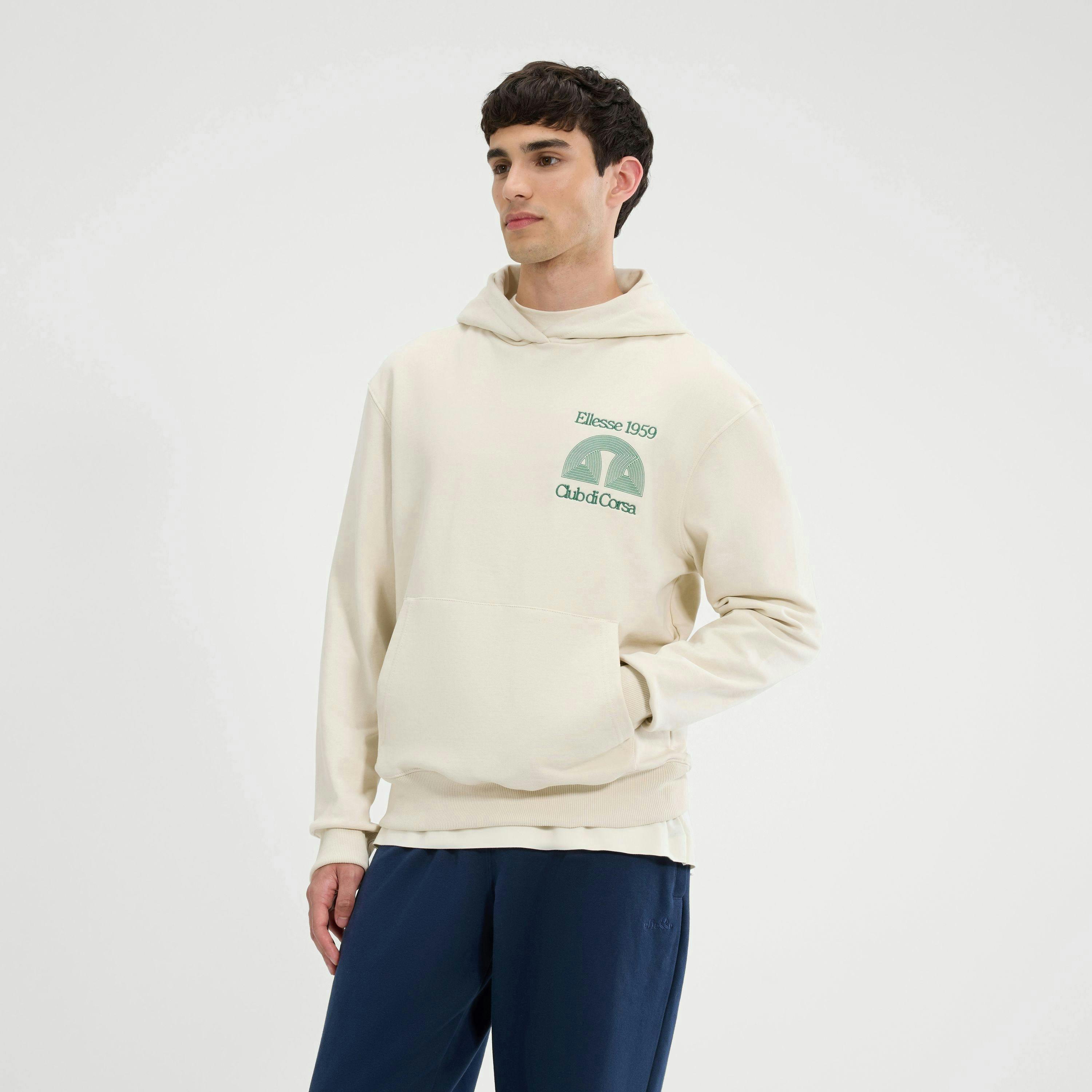 Club Di Corsa Hoodie - Off White , view 1 of 4