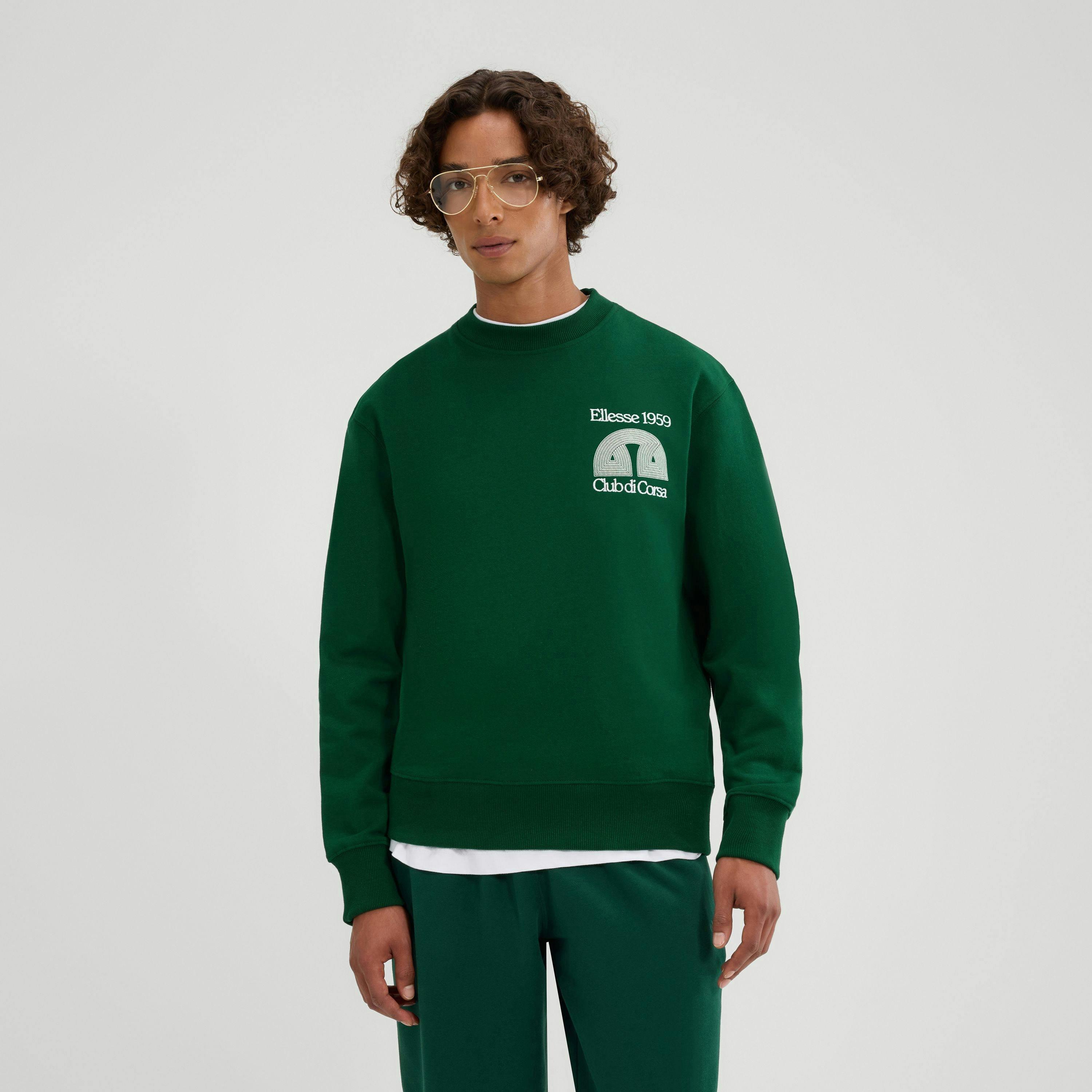 Club Di Corsa Sweatshirt - Dark Green , view 1 of 4